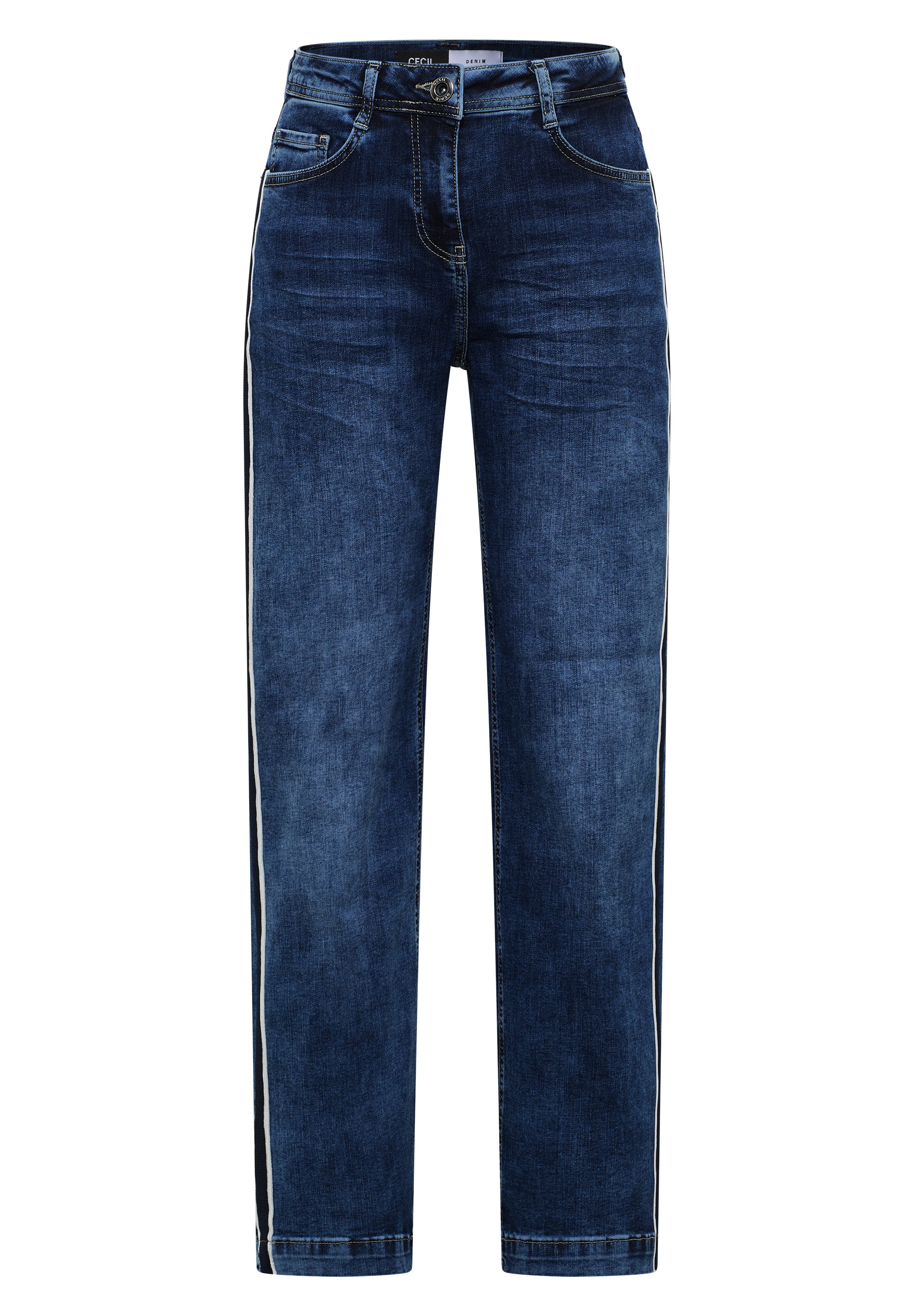 Cecil Loose-fit-Jeans, High Waist
