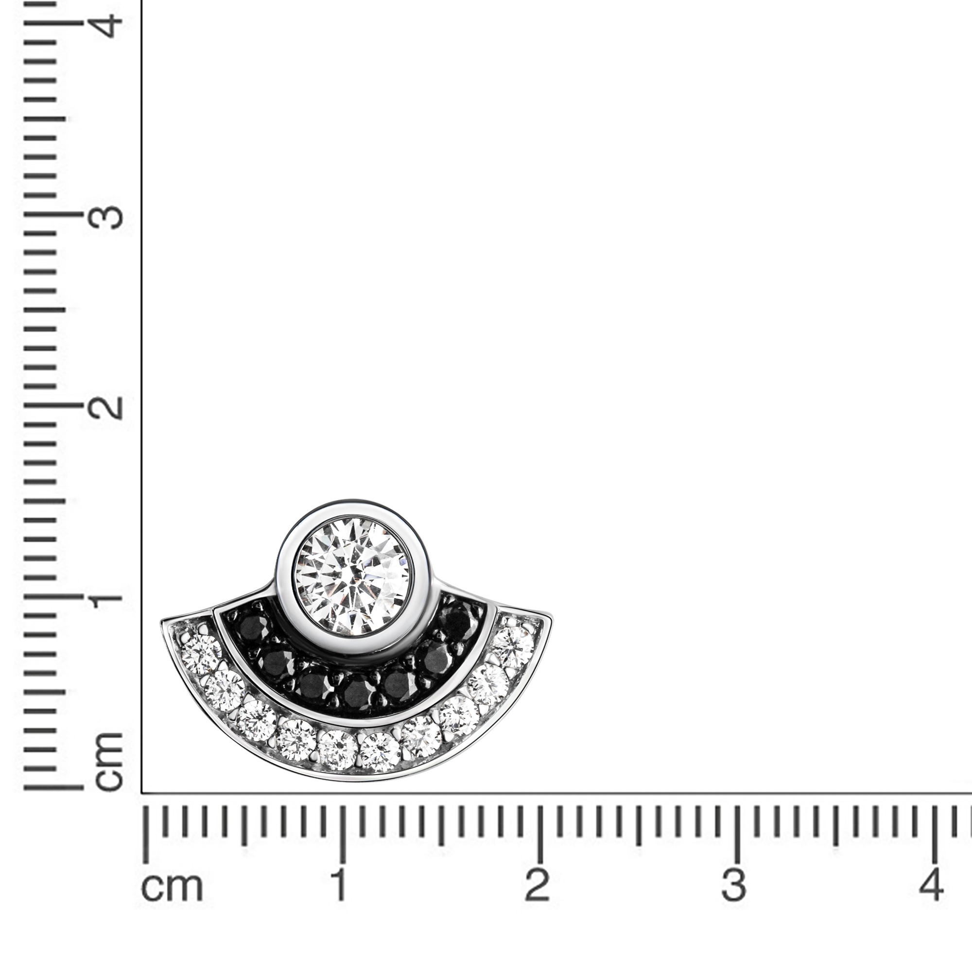 Vivance Kettenanhänger »925-Sterling Silber rhodiniert Zirkonia«