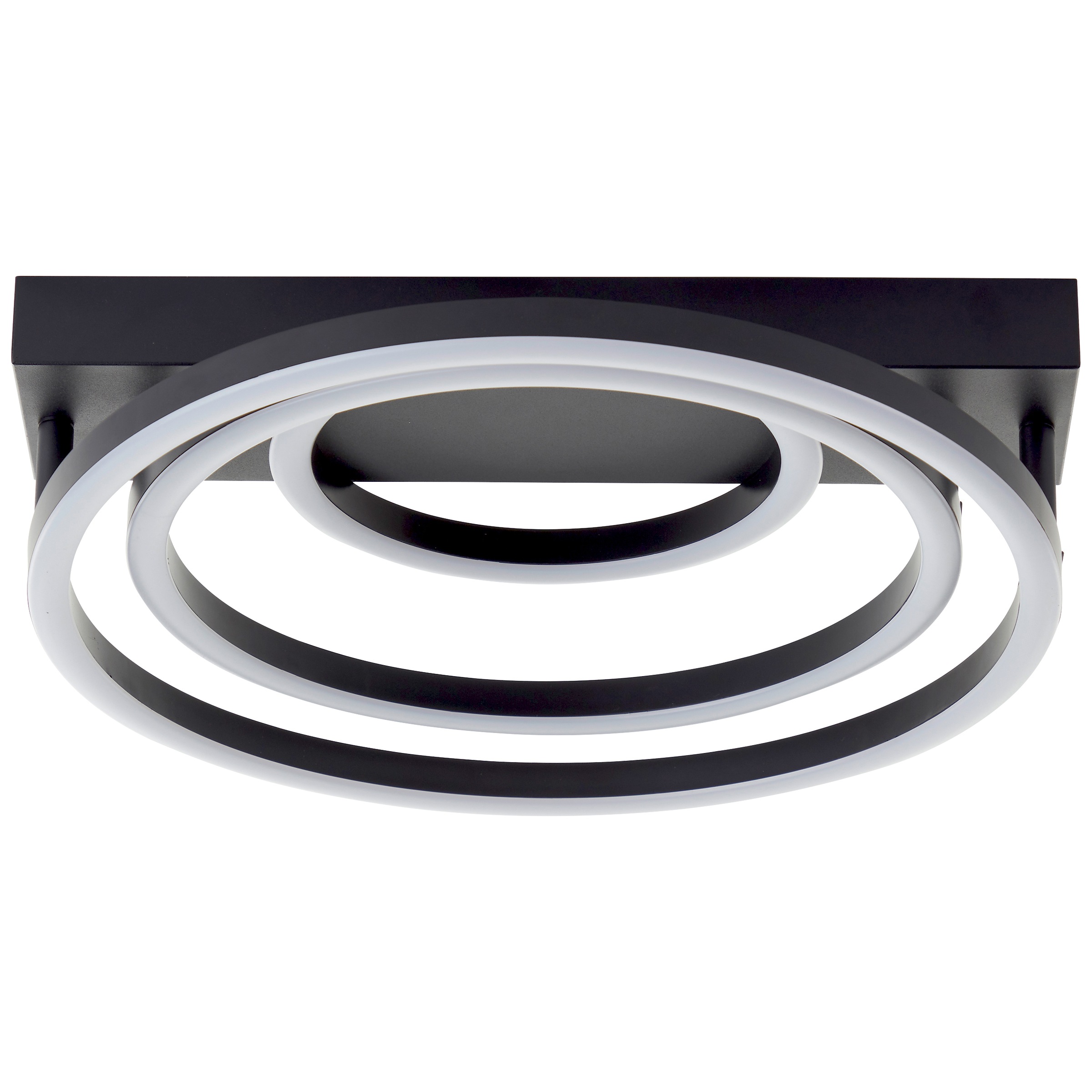 Brilliant LED Deckenleuchte »Pedley« LED-Modul 1 Stk. Warmweiß 38 cm, 3800lm, 3000K, dimmbar, schwenkbar, schwarz