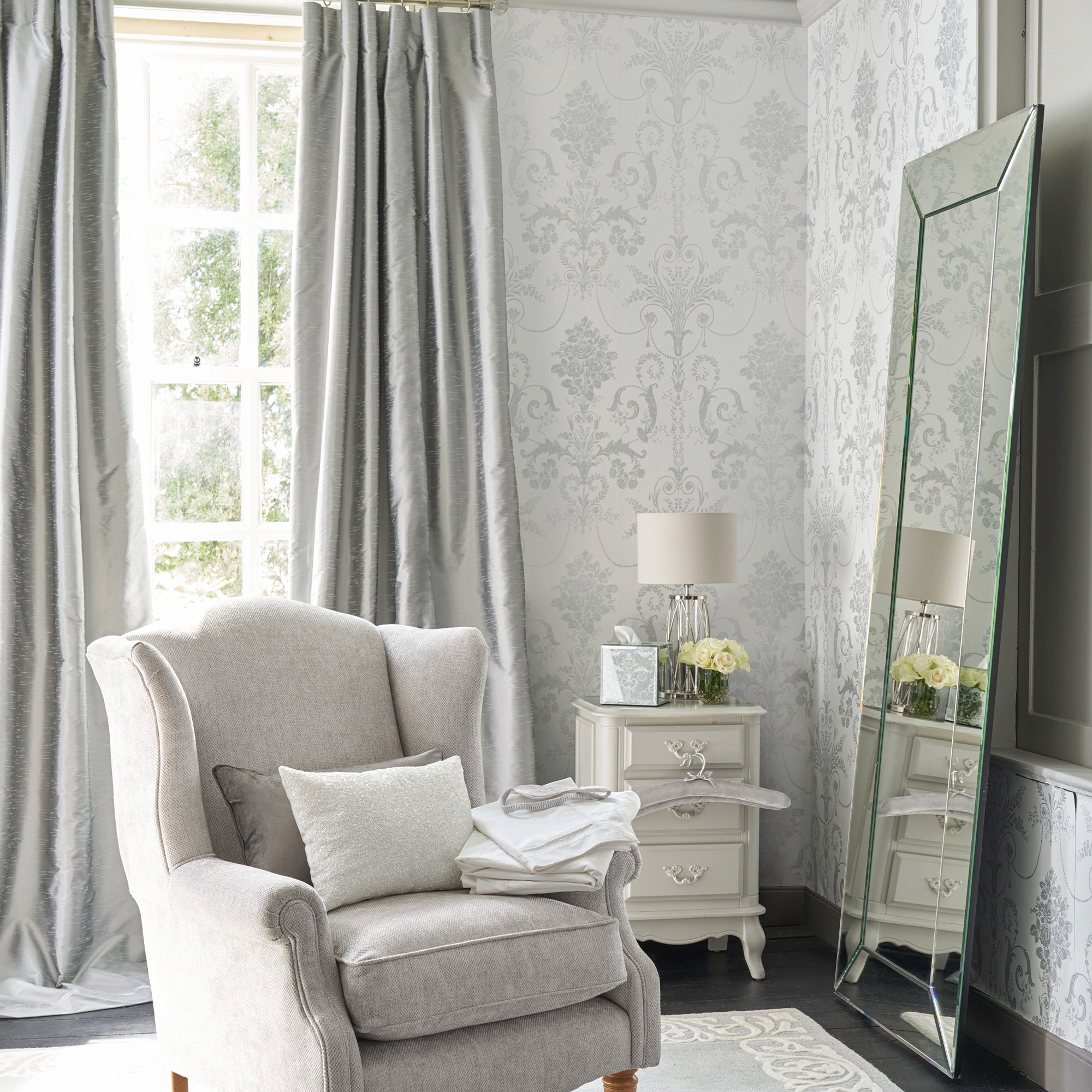 LAURA ASHLEY Vliestapete »Josette«, gemustert, FSC® zertifiziert, mit lebhaftem Druck, 10 Meter Länge