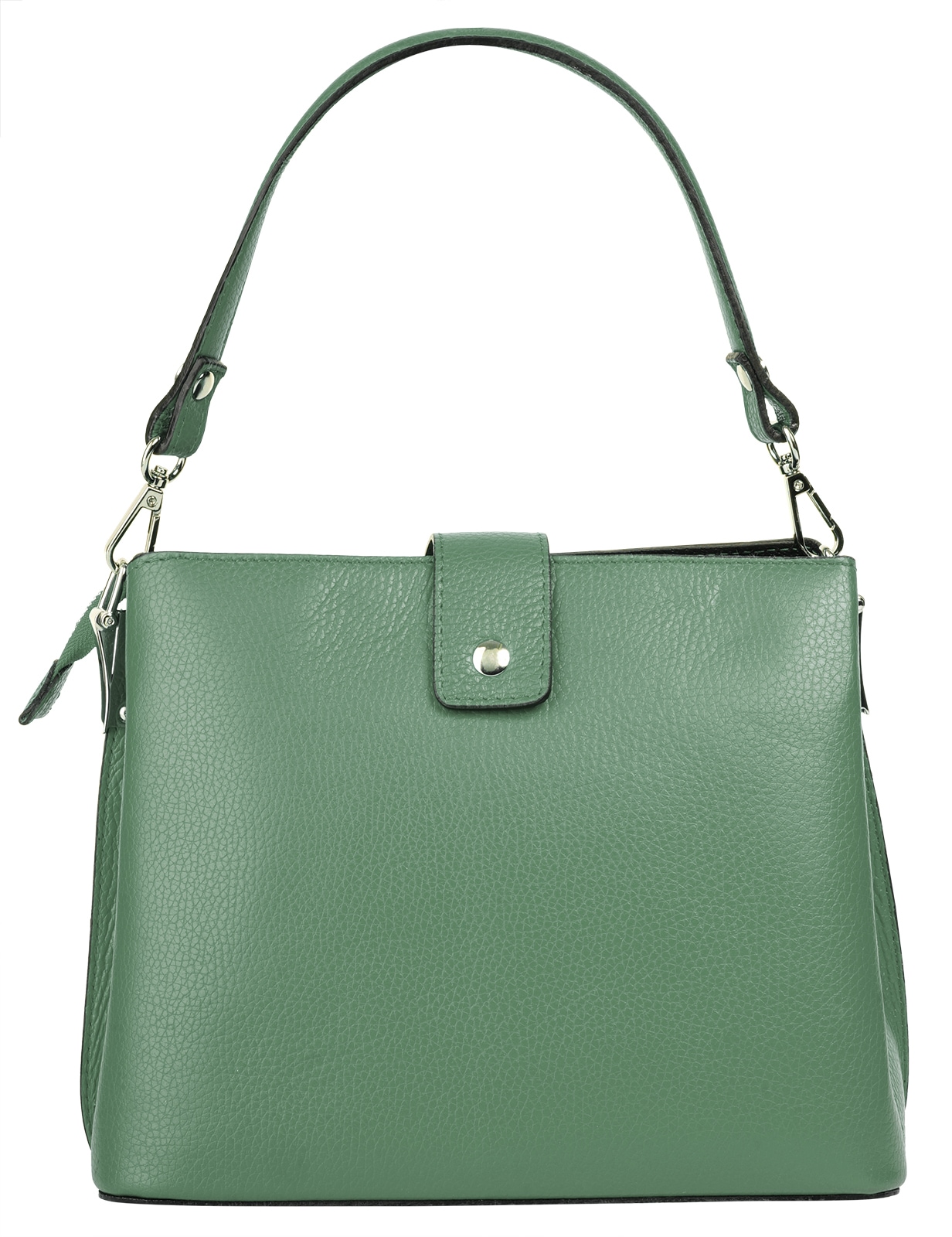 Cluty Henkeltasche, echt Leder, Made in Italy