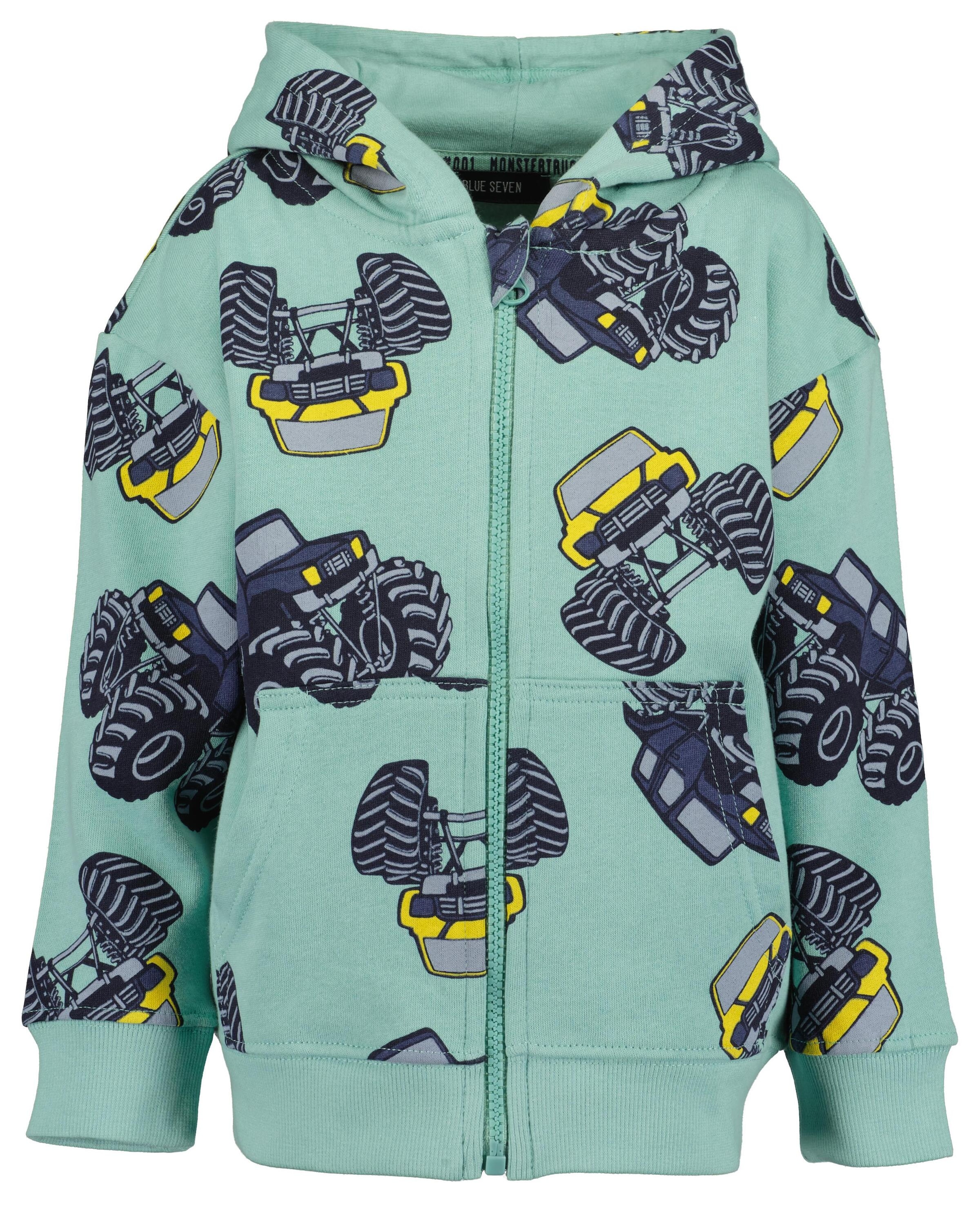 Sweatjacke »Blue Seven Jungen Sweatjacke mit Kapuze TRUCKS«