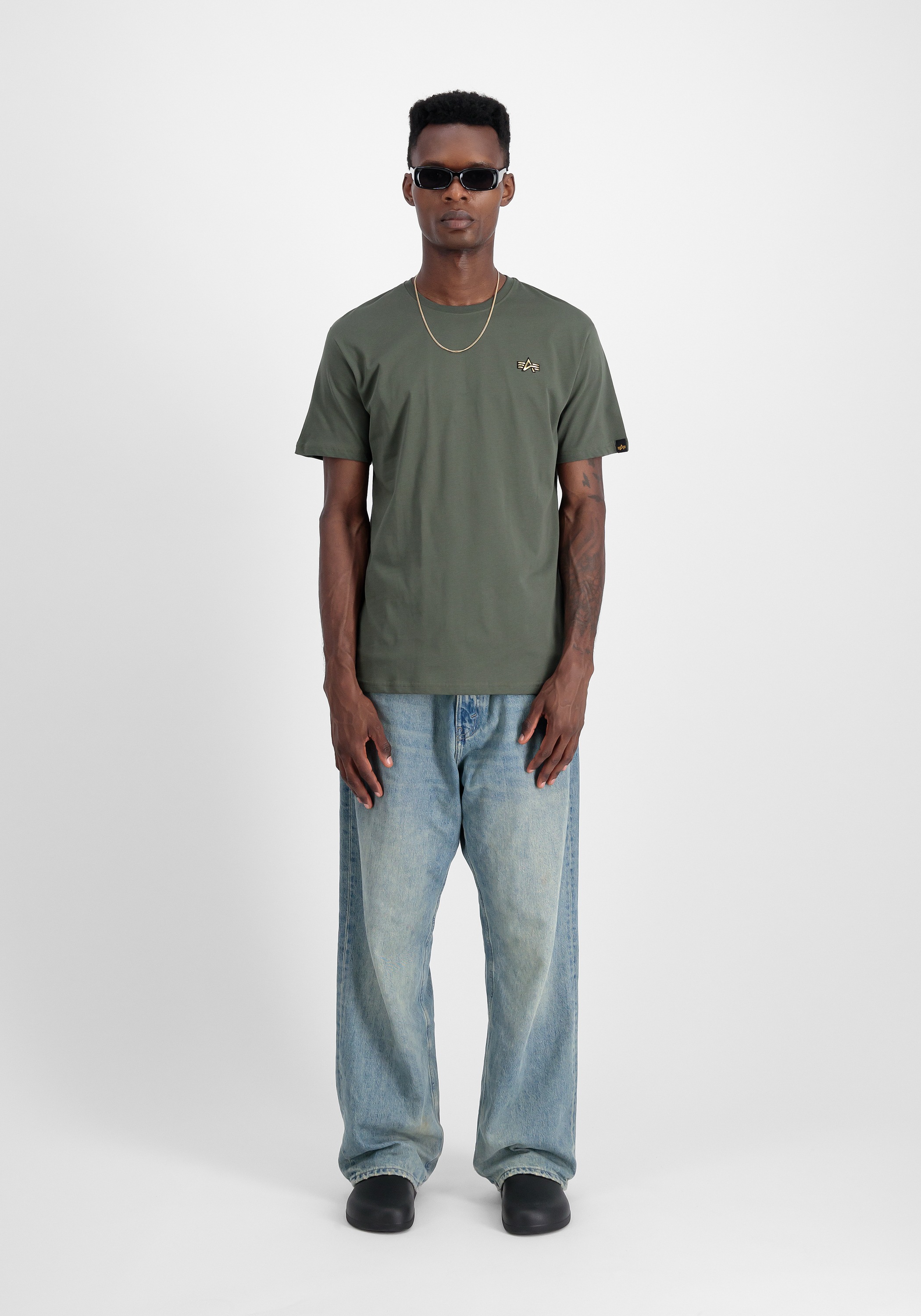 Alpha Industries T-Shirt »Alpha Industries Men - T-Shirts 3D Small Logo T-Shirt«