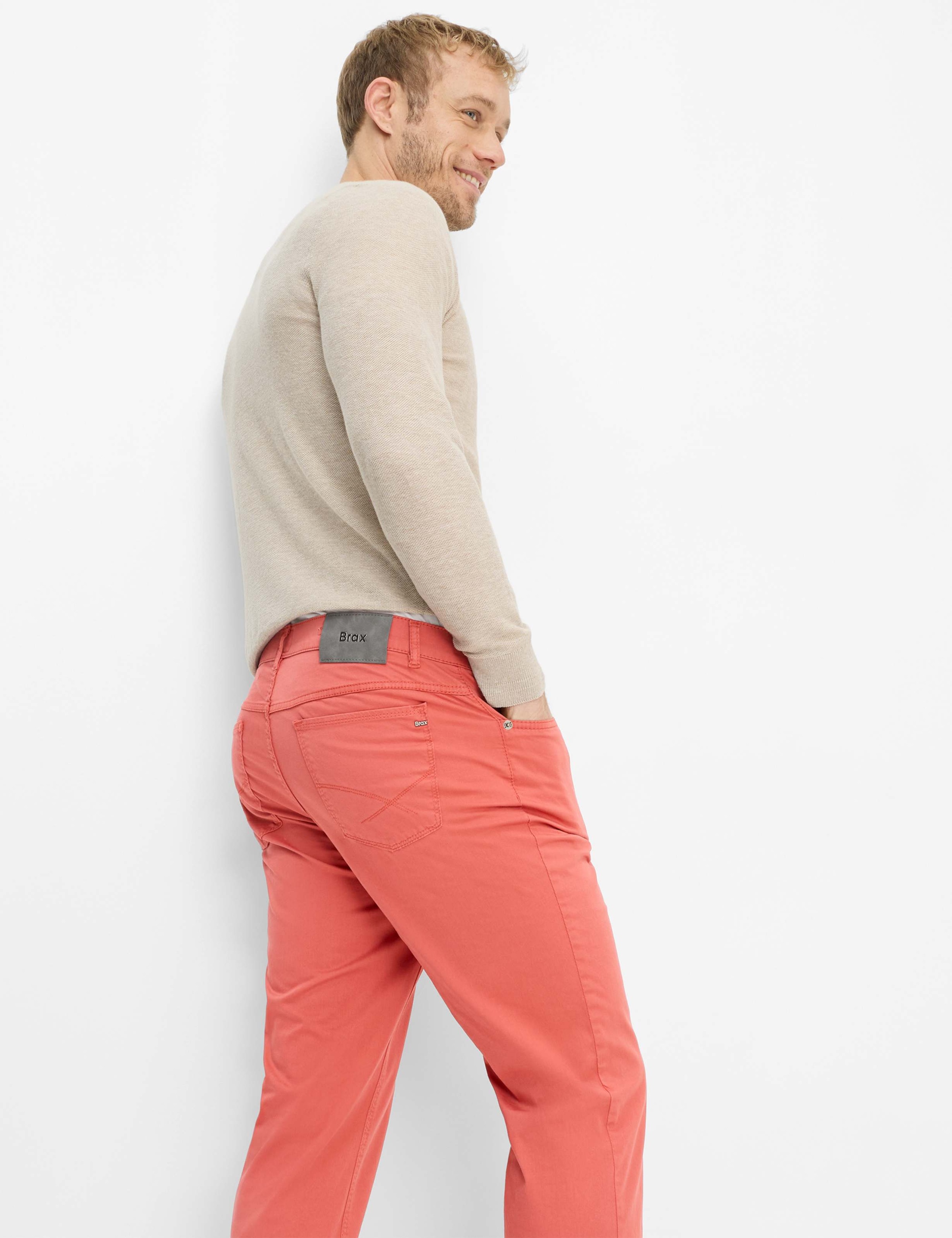Brax Cooper Pantalon 5 Poches Rose 35/32 3