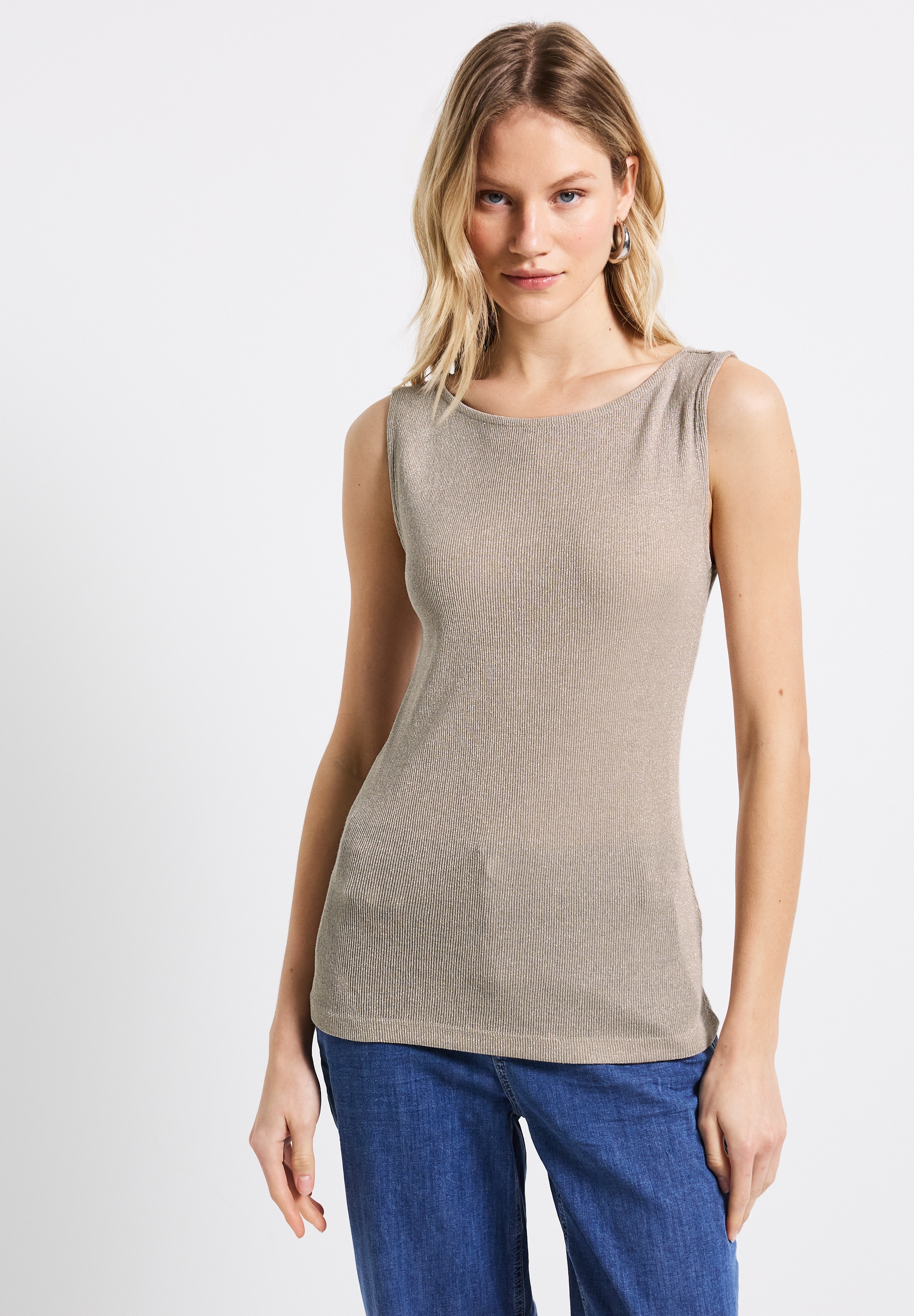 STREET ONE T-Shirt, mit U-Boot-Ausschnitt günstig online kaufen