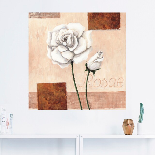 Black Friday Artland Wandbild »Rosae - Rosen«, Blumenbilder, (1 St.), als  Alubild, Leinwandbild, Wandaufkleber oder Poster in versch. Größen | BAUR