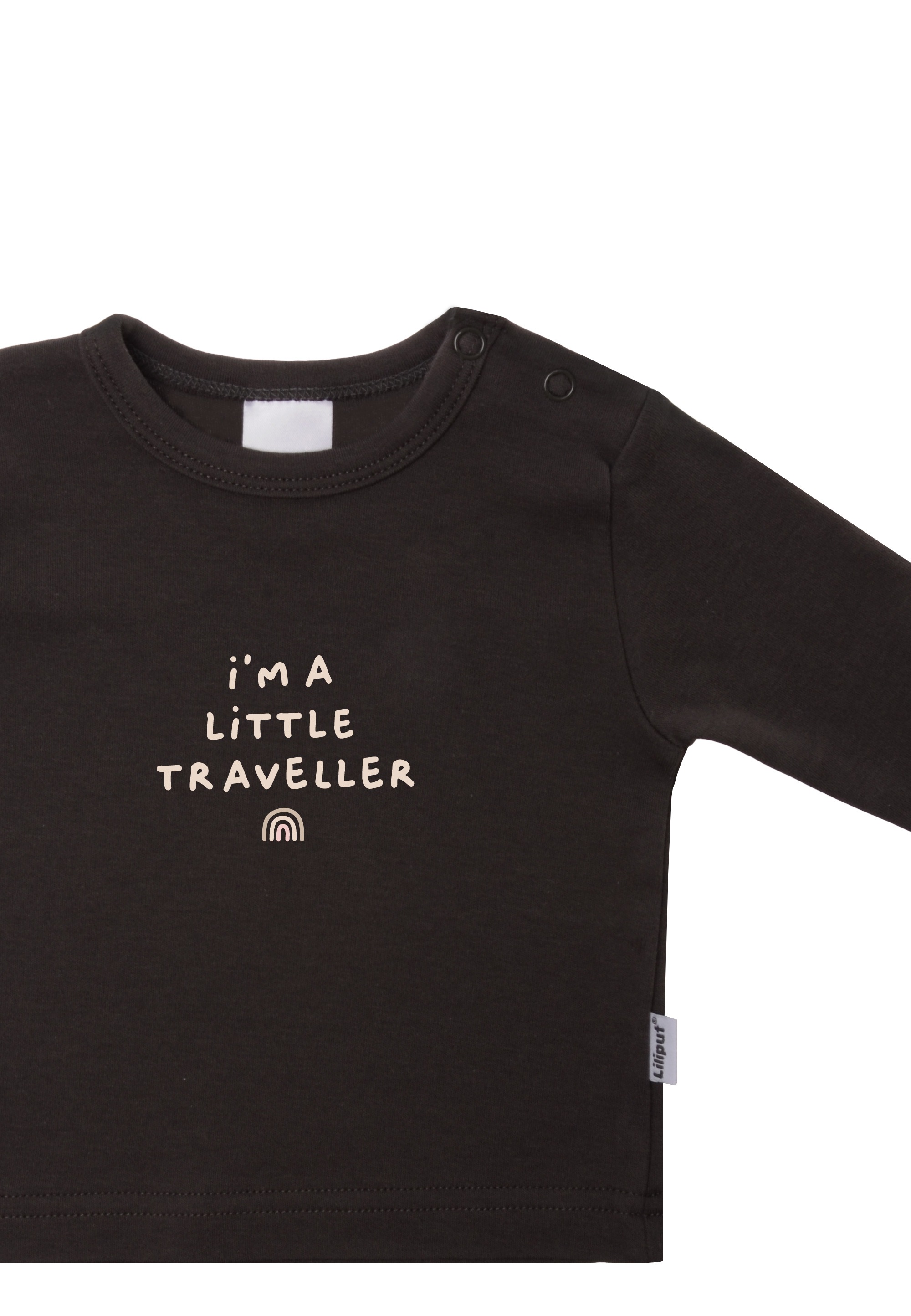 Liliput Langarmshirt »Little Traveller«, mit niedlichem Print