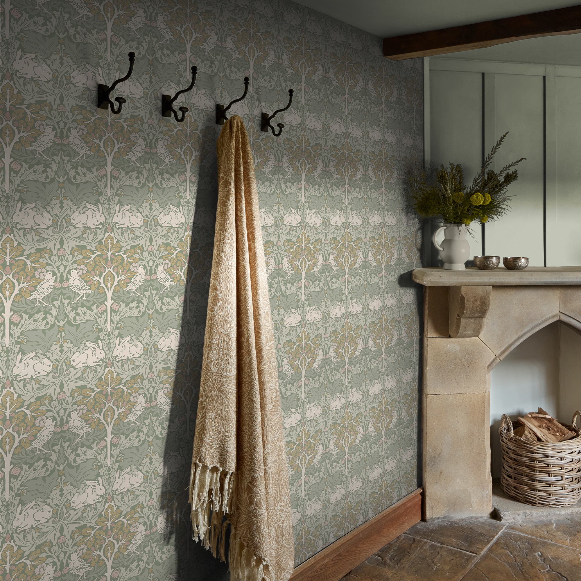 WILLIAM MORRIS AT HOME Vliestapete »Brother Rabbit«, Motiv, Design Tapeten