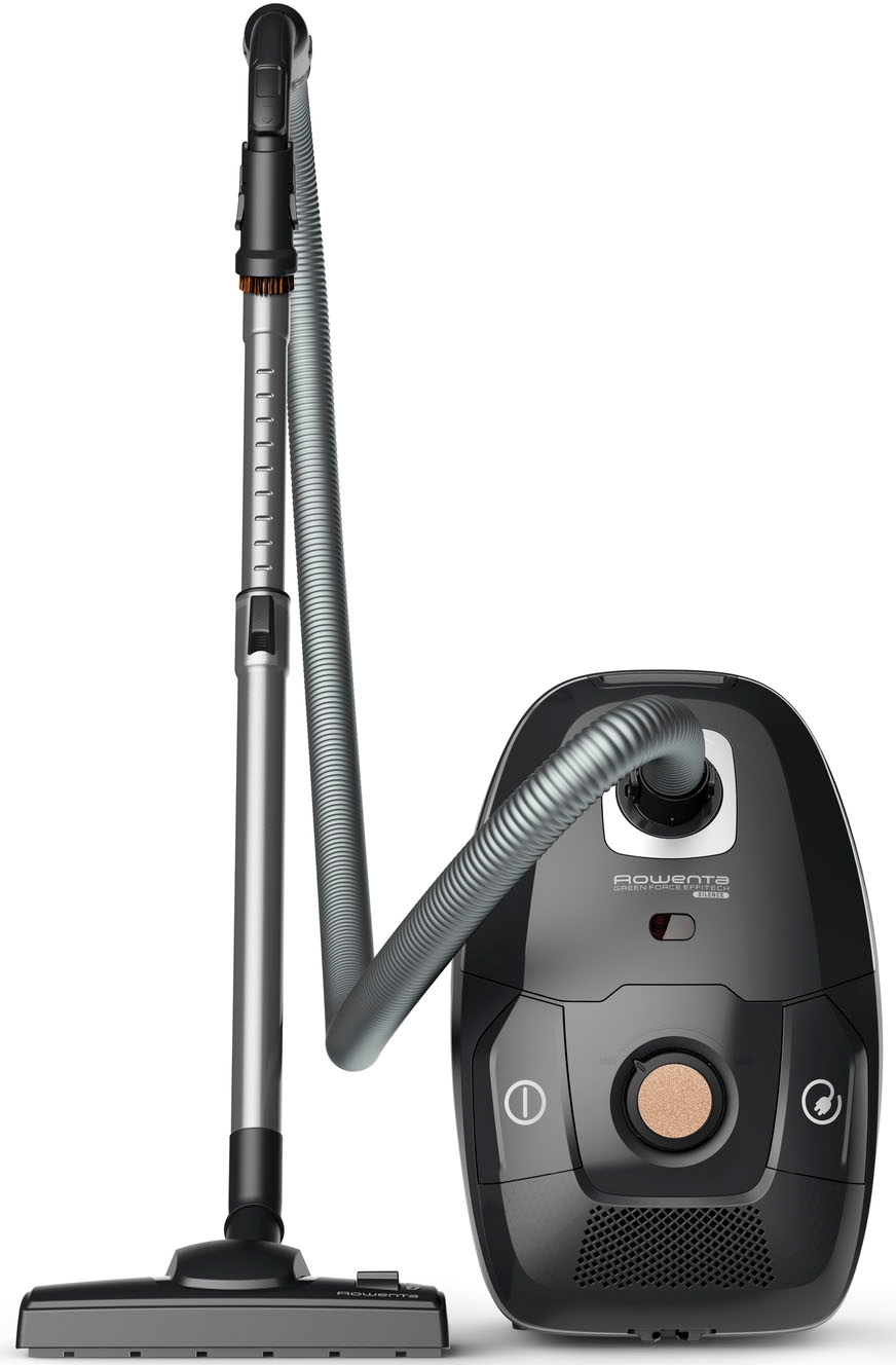 Rowenta Bodenstaubsauger »Green Force Effitech, Staubsauger mit Beutel, großer Aktionsradius«, 400 W, mit Beutel, Aus recyceltem Kunststoff, starke Saugleistung, RO6189