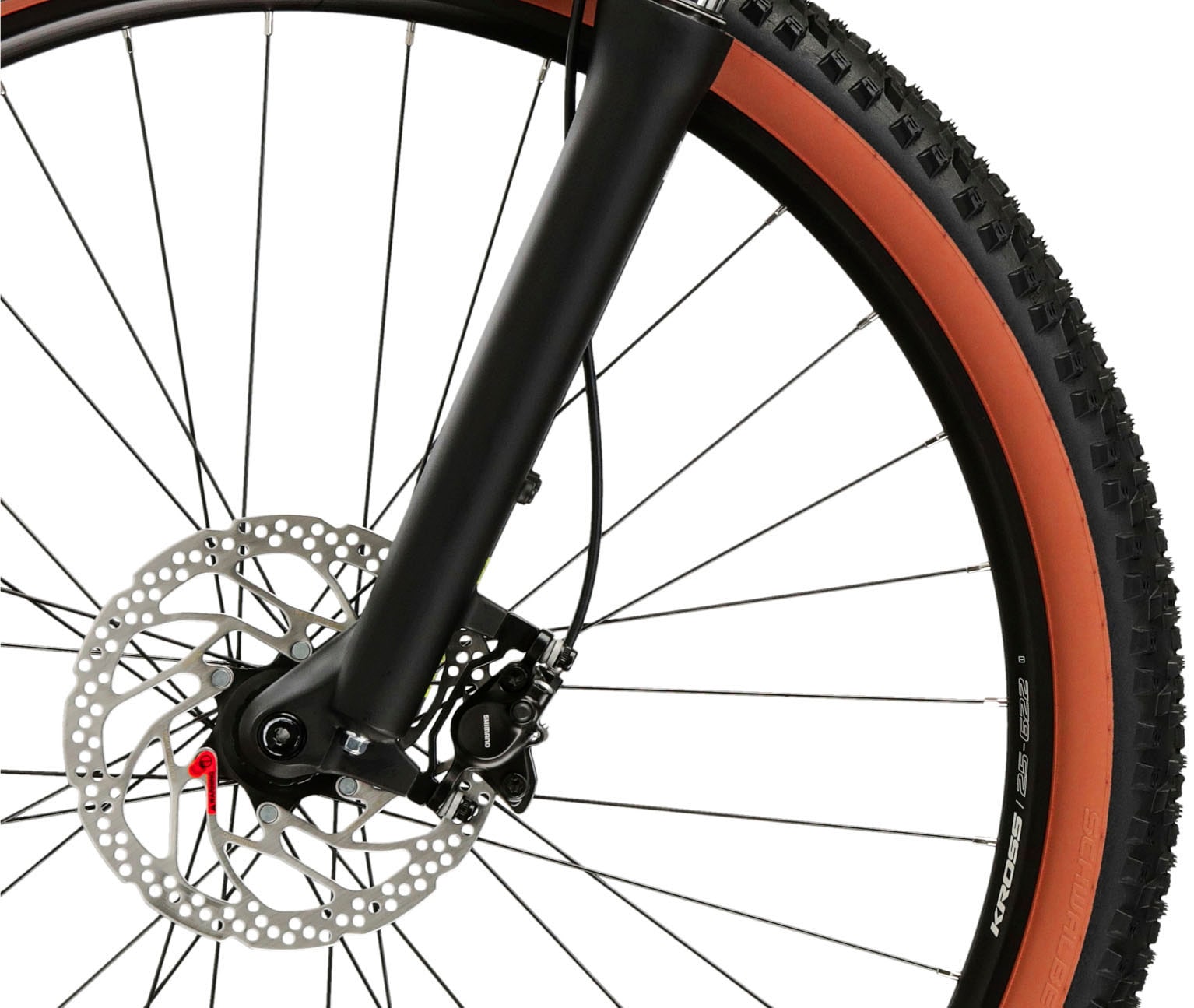 Kross »Influx Hybrid 2.0 16,7Ah / 600 Wh 29 Zoll rot 9 Gänge 2026« 9 Gang Shimano CUES U4000 Schaltwerk Kettenschaltung Mittelmotor 250 W