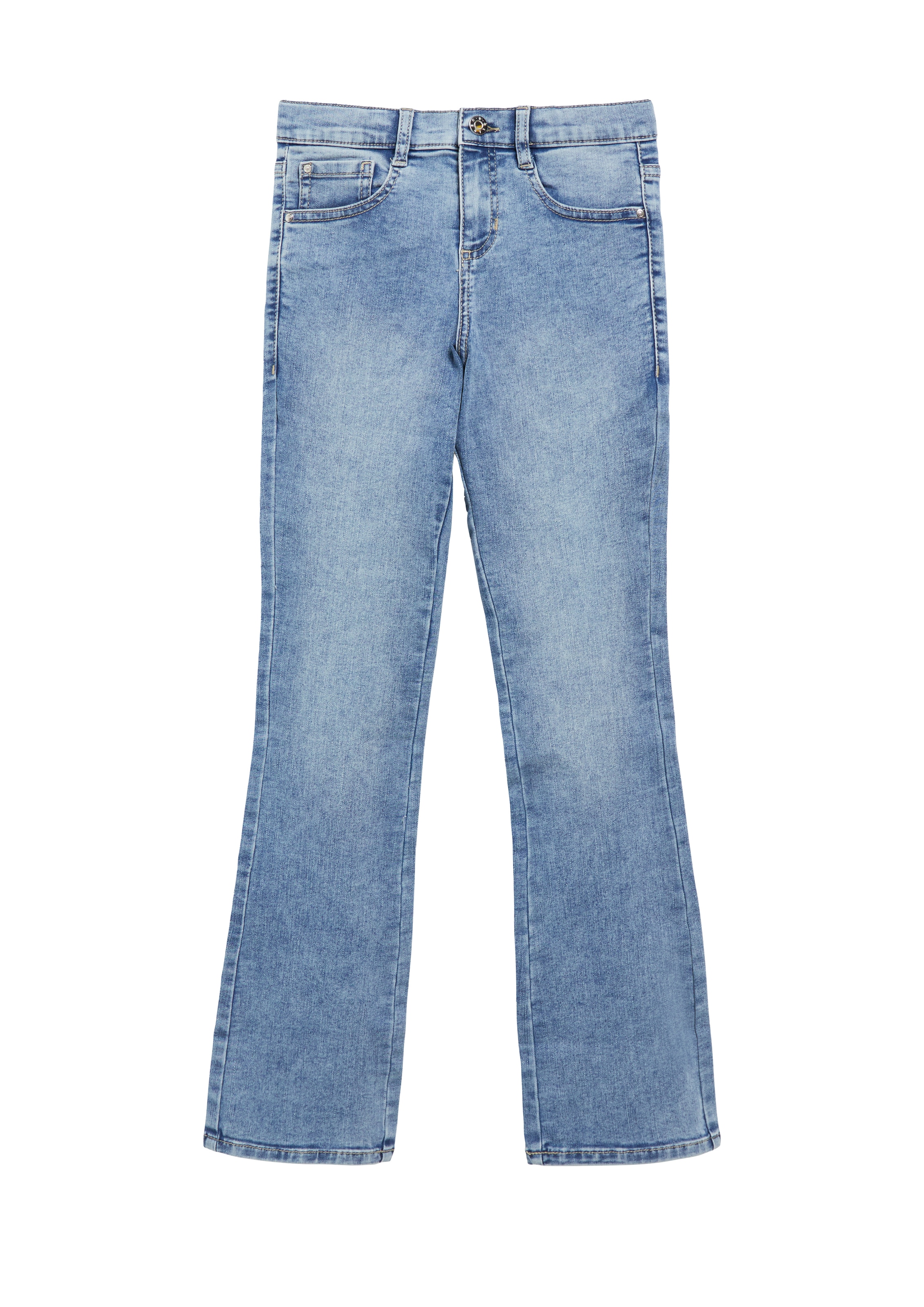 s.Oliver Junior Bootcut-Jeans Bund mit innenliegender Weitenregulierung