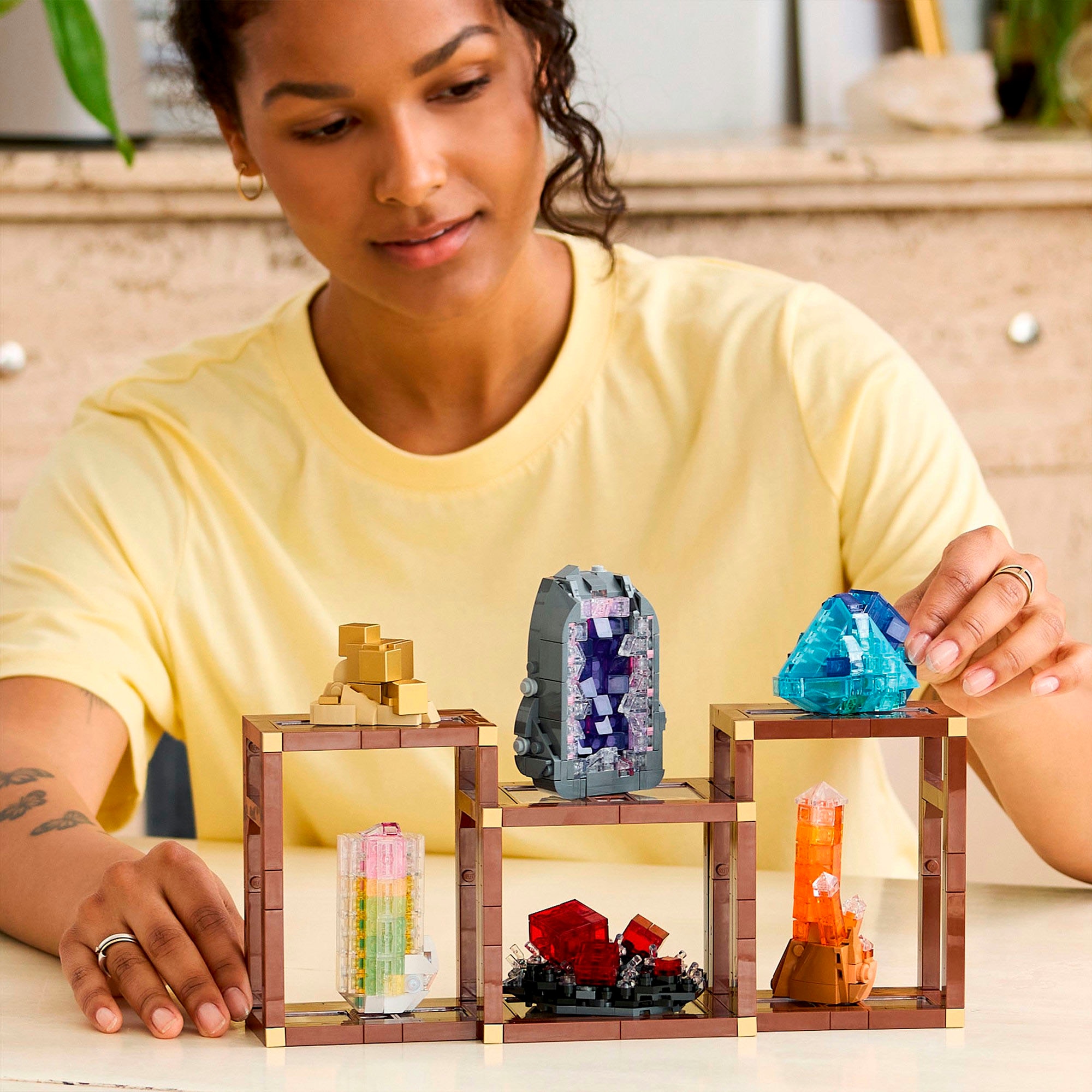 LEGO® Konstruktionsspielsteine »Mineraliensammlung (21362), LEGO Ideas« Made in Europe