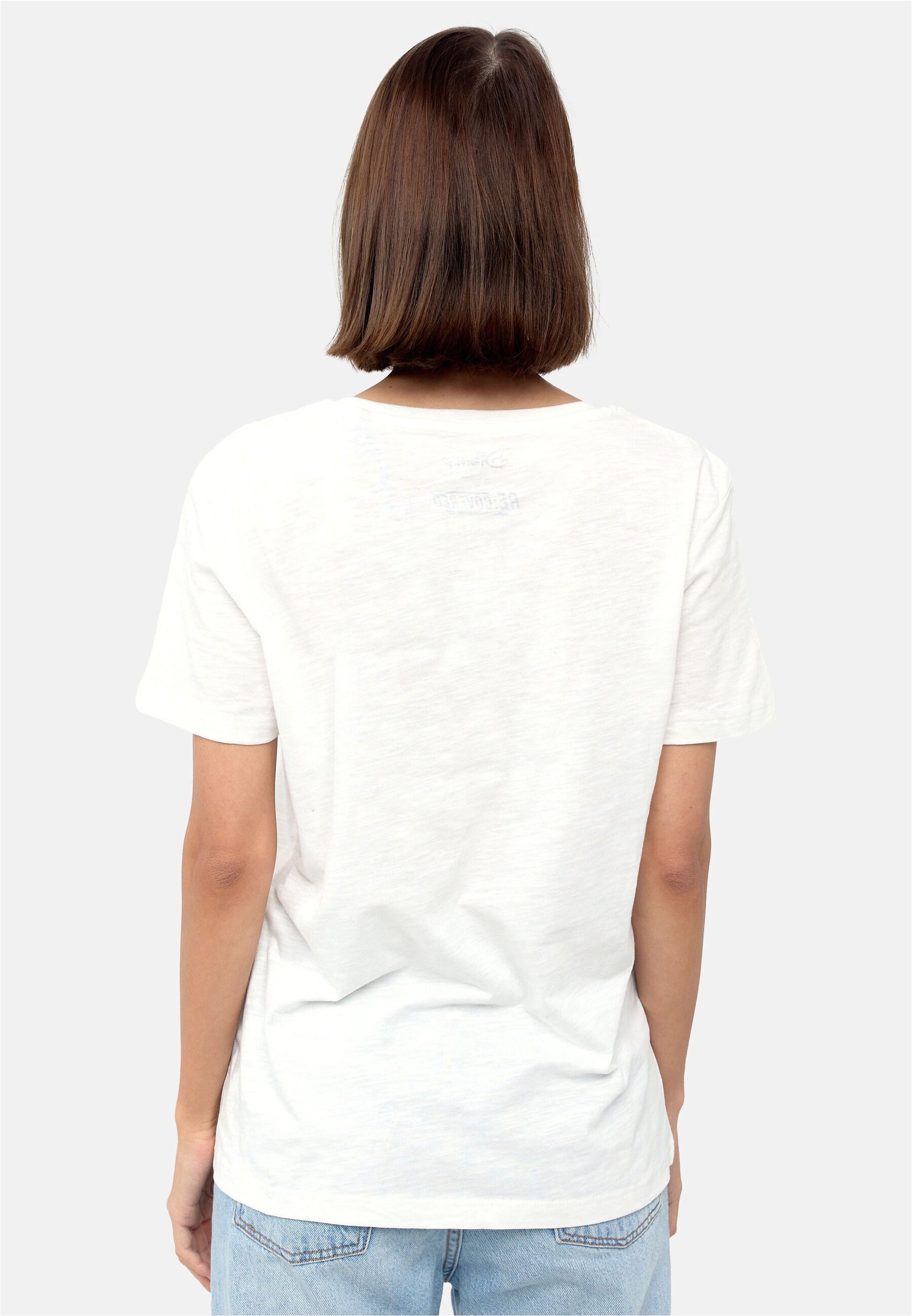 Recovered T-Shirt »Mickey Mouse Phone«, (1 tlg.), mit niedlichem Frontprint
