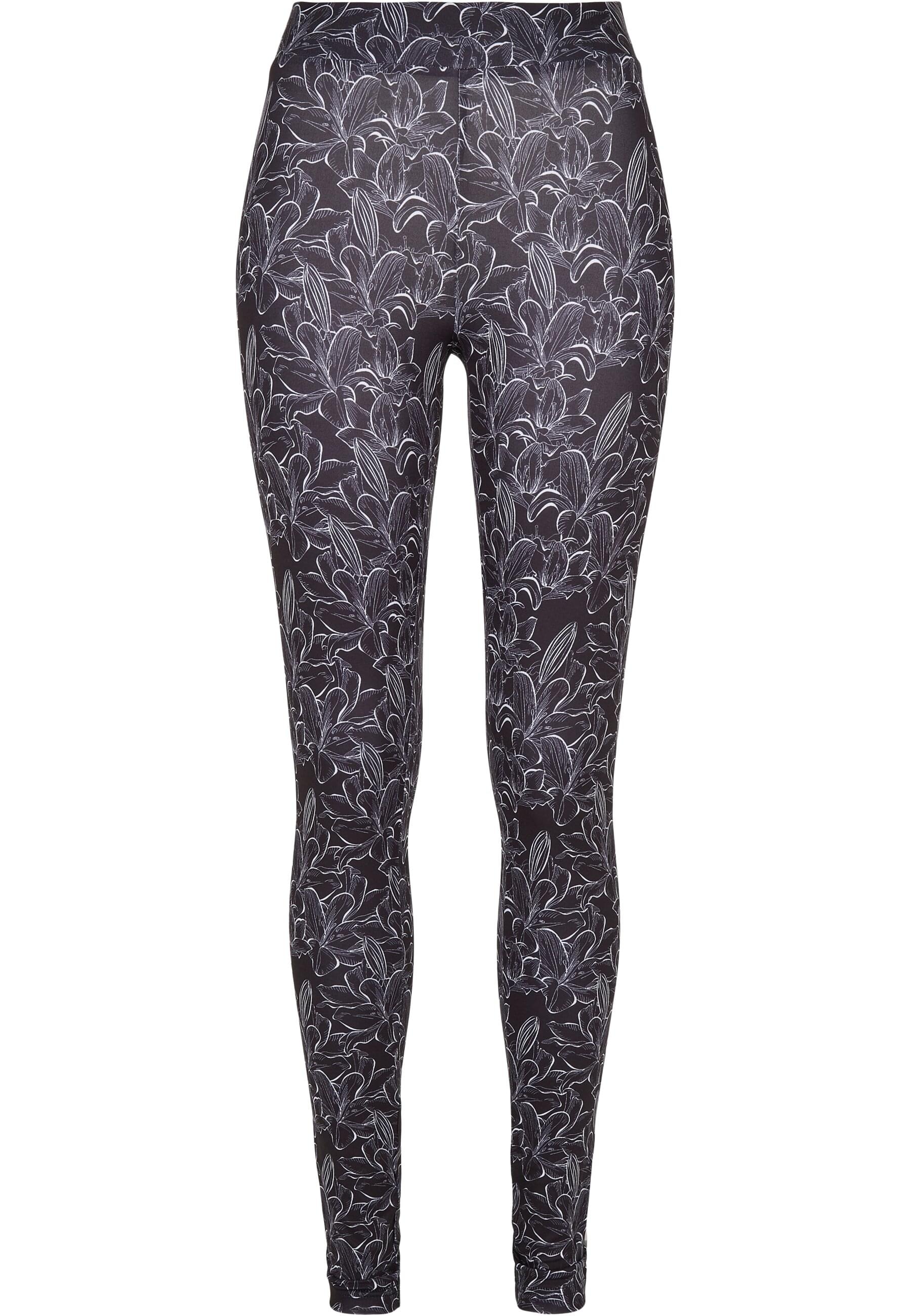 URBAN CLASSICS Leggings "Urban Classics Damen Ladies AOP Leggings", (1 tlg.)