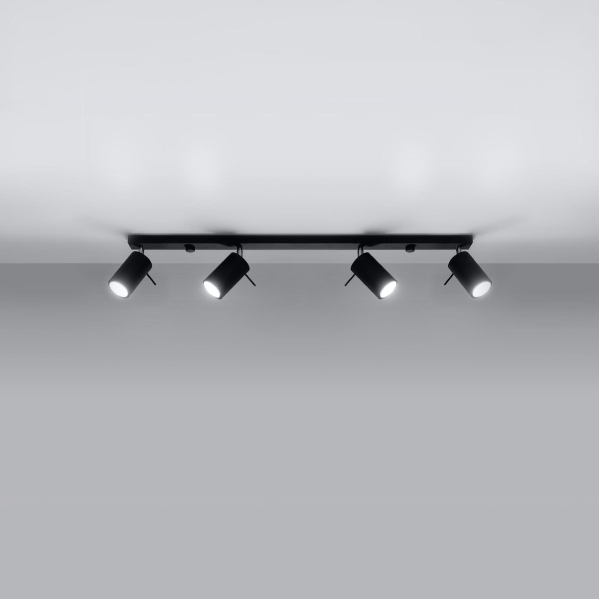 SOLLUX lighting Deckenleuchte »RING«, 4 flammig-flammig, beweglicher Lampenschirm