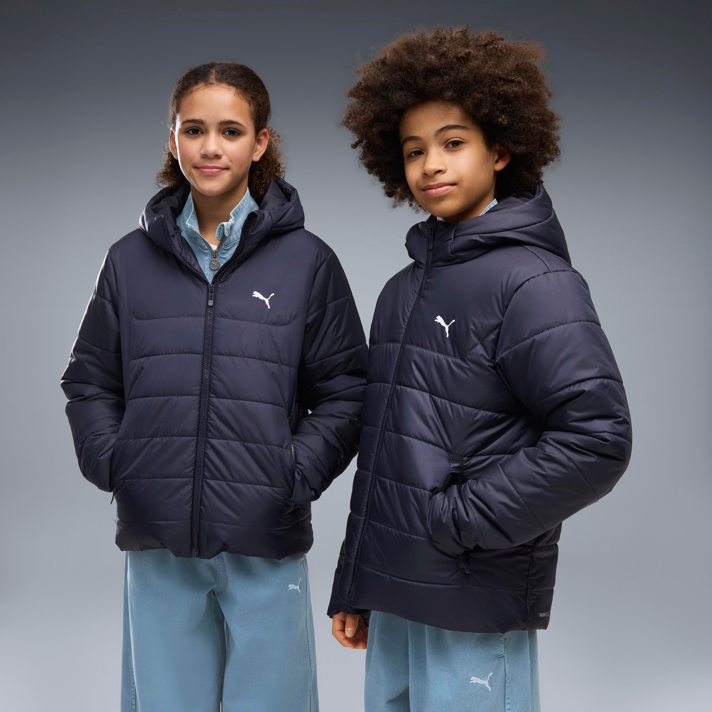 PUMA Winterjacke »ESS HOODED PADDED JACKET« mit Kapuze mit Kapuze, entspannte Passform