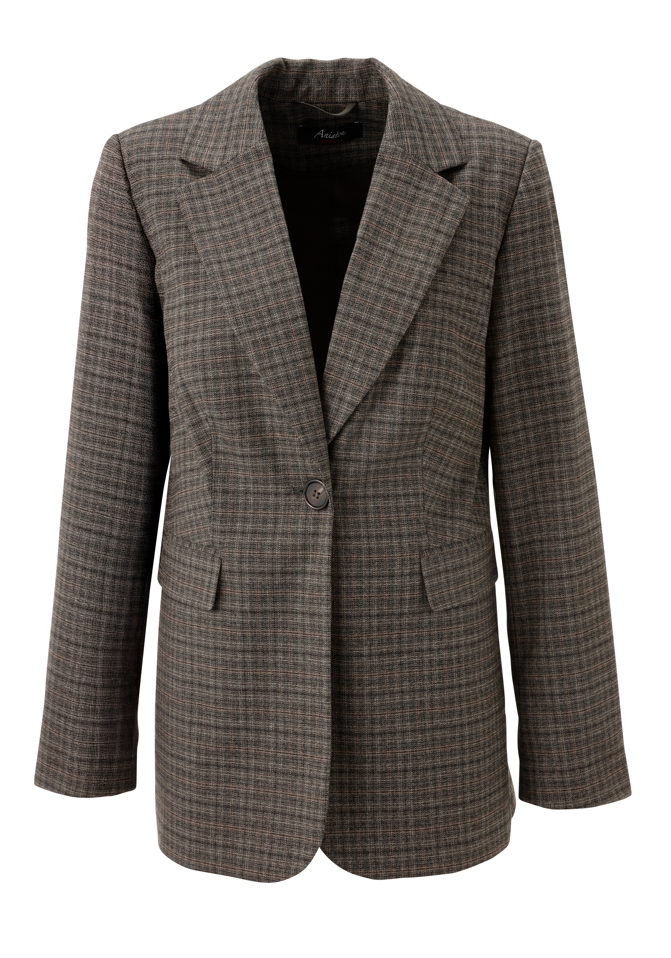 Aniston CASUAL Longblazer, im dezenten karo-Dessin - NEUE KOLLEKTION
