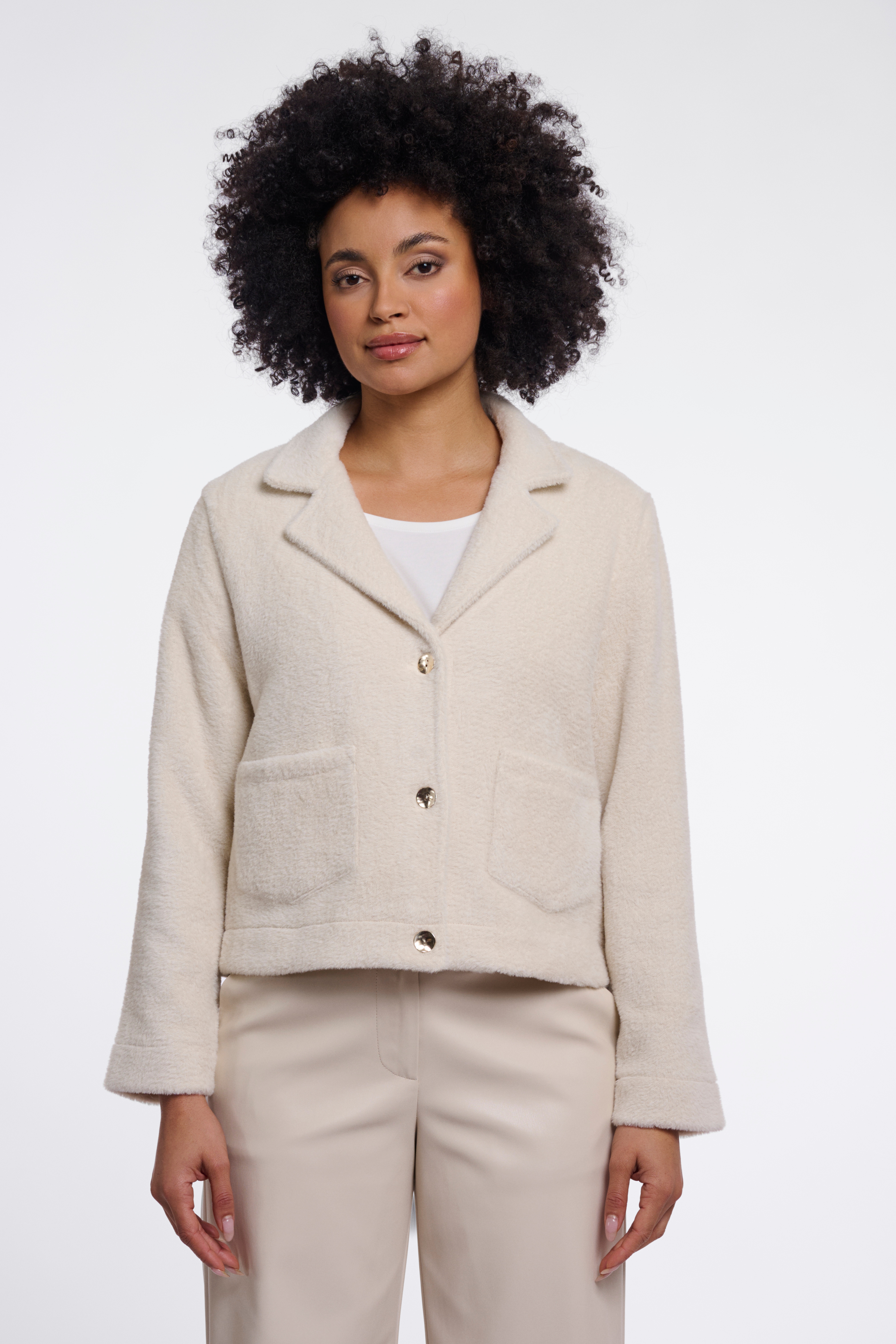 Rino & Pelle Cardigan "BOBIEN" mit Reverskragen und Knopfverschluss