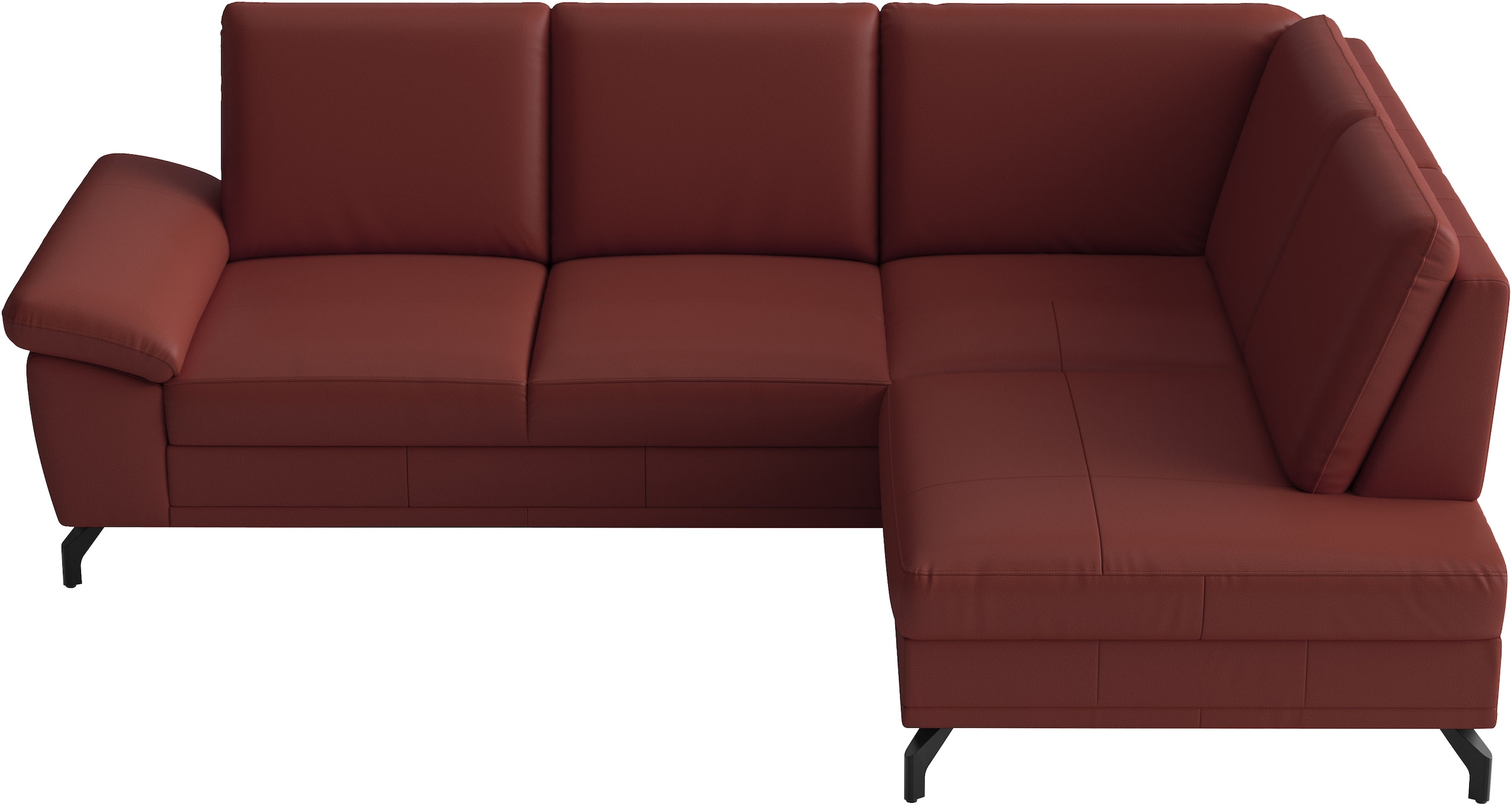 sit&more Ecksofa »Chelsea L-Form, B: 249 cm, Leder« optional mit Bettfunktion und Bettkasten