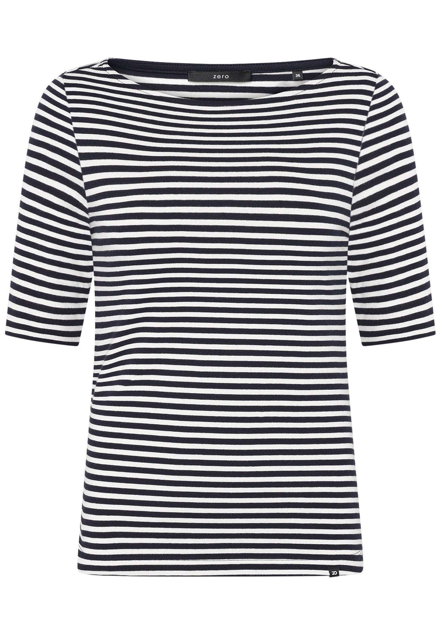 Zero Kurzarmshirt »Damen mit U-Boot Ausschnitt« 1 Material