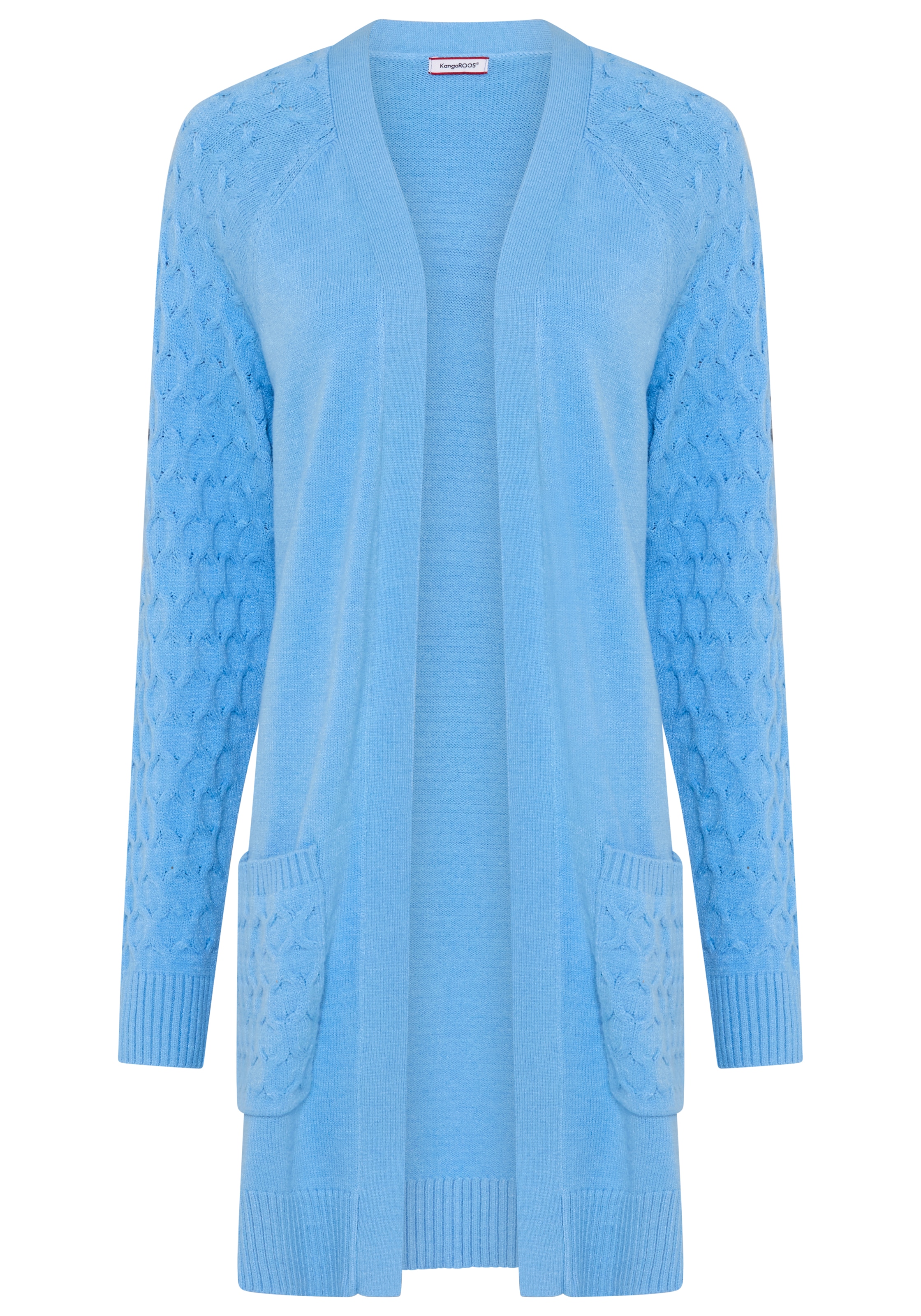 KangaROOS Cardigan casual Stil, bequeme Passform, mit Raglanärmeln günstig online kaufen