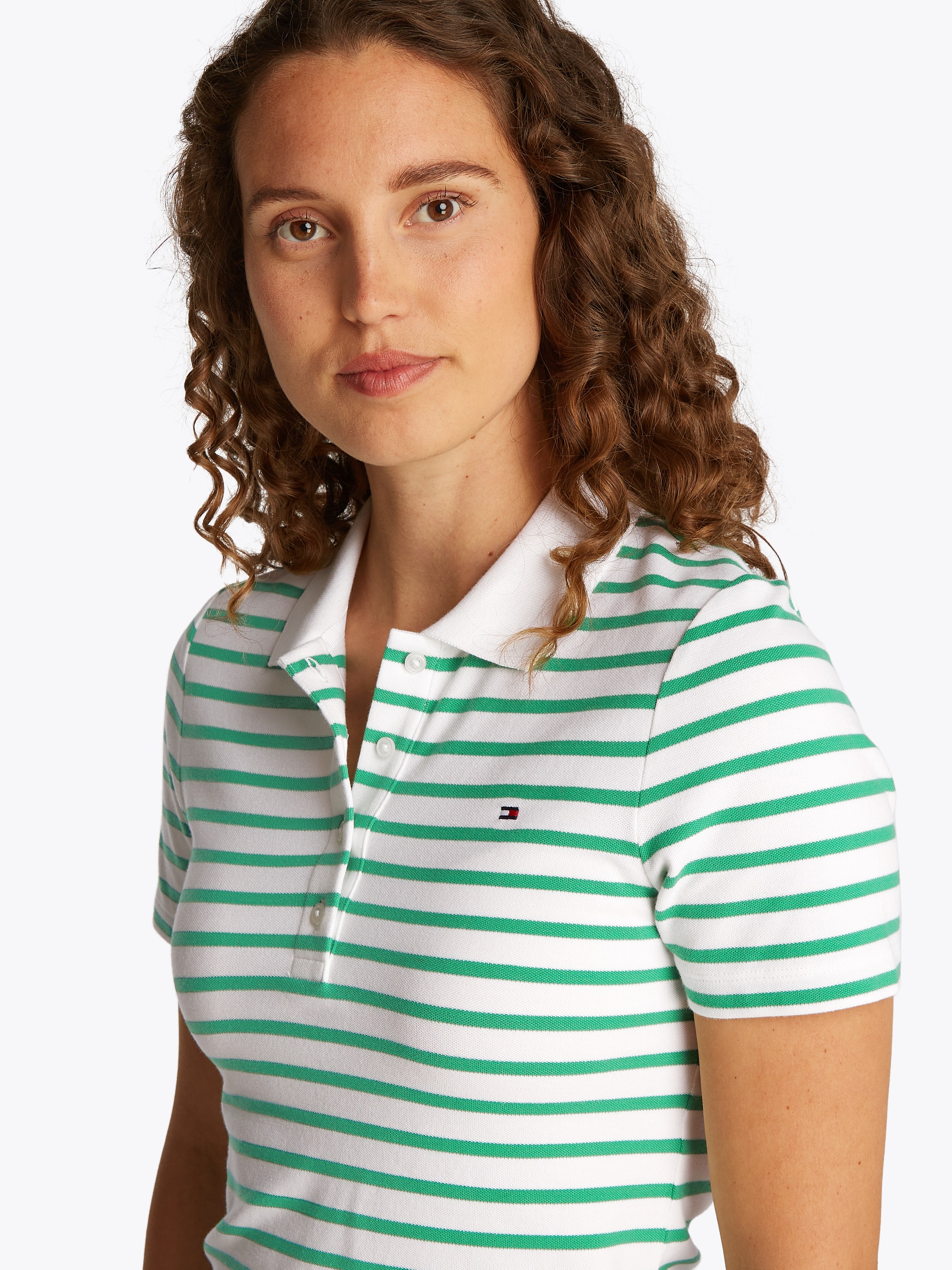 Tommy Hilfiger Poloshirt "1985 Slim Fit Pique Premium", mit Logostickerei, günstig online kaufen