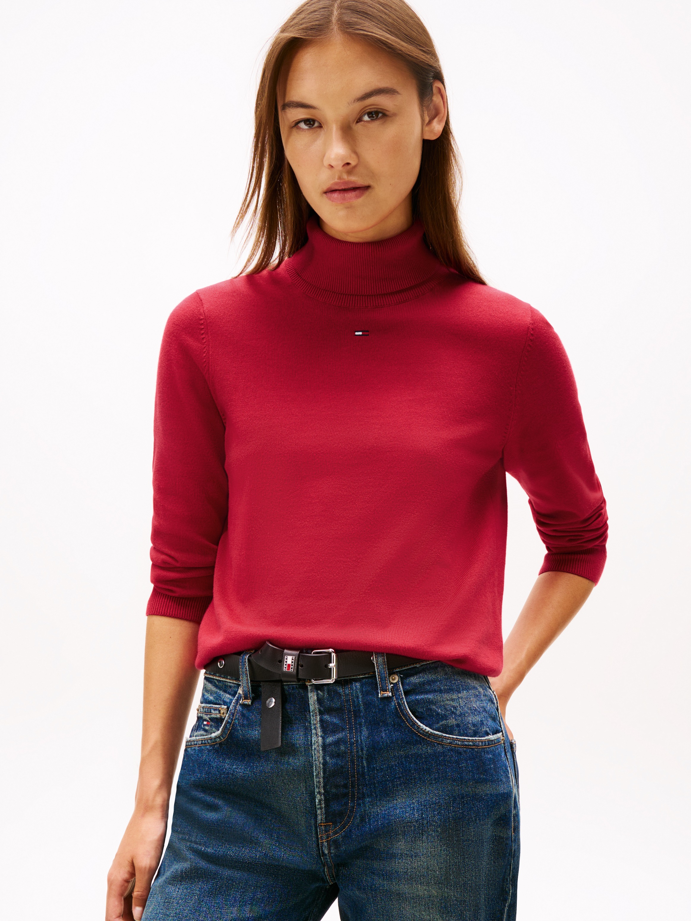 Tommy Jeans Rollkragenpullover "TJW ESSENTIAL TRTLNK SWEATER" günstig online kaufen
