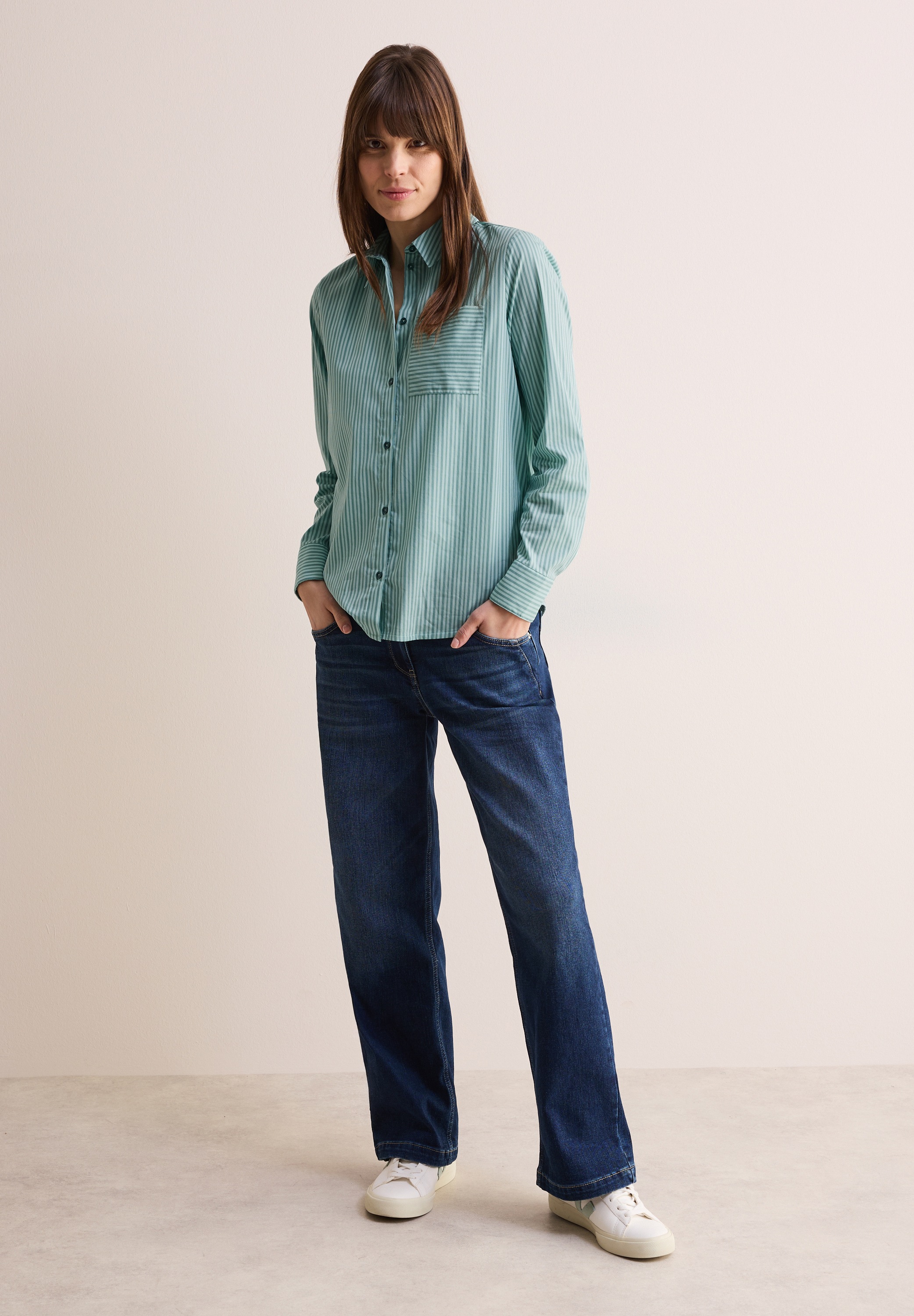 Thumbnail - Cecil Langarmbluse mit Brusttasche