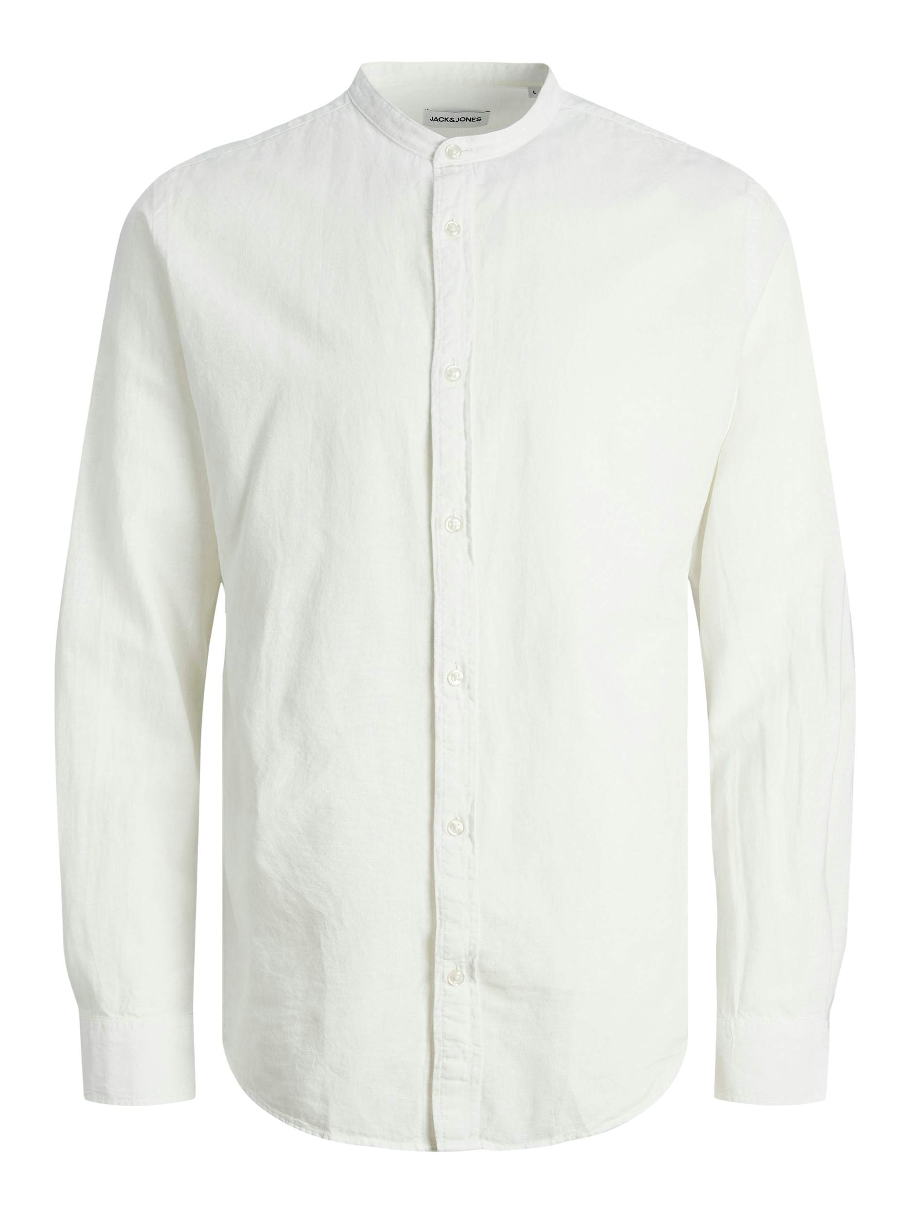 Jack & Jones Langarmhemd "JJELINEN BLEND BAND SHIRT LS SN" günstig online kaufen