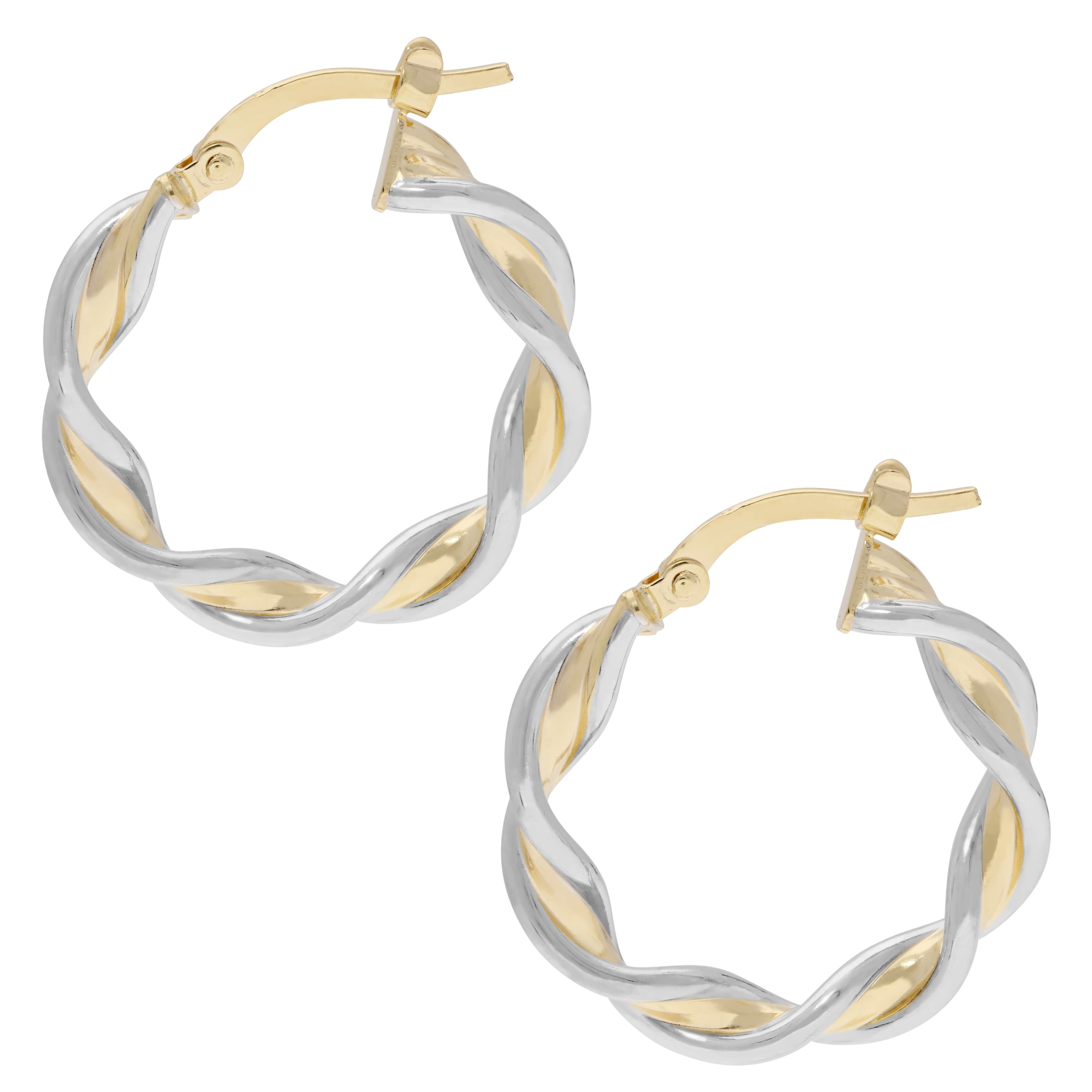 Firetti Paar Creolen »Schmuck Geschenk Gold 585 Ohrschmuck Ohrringe bicolor«