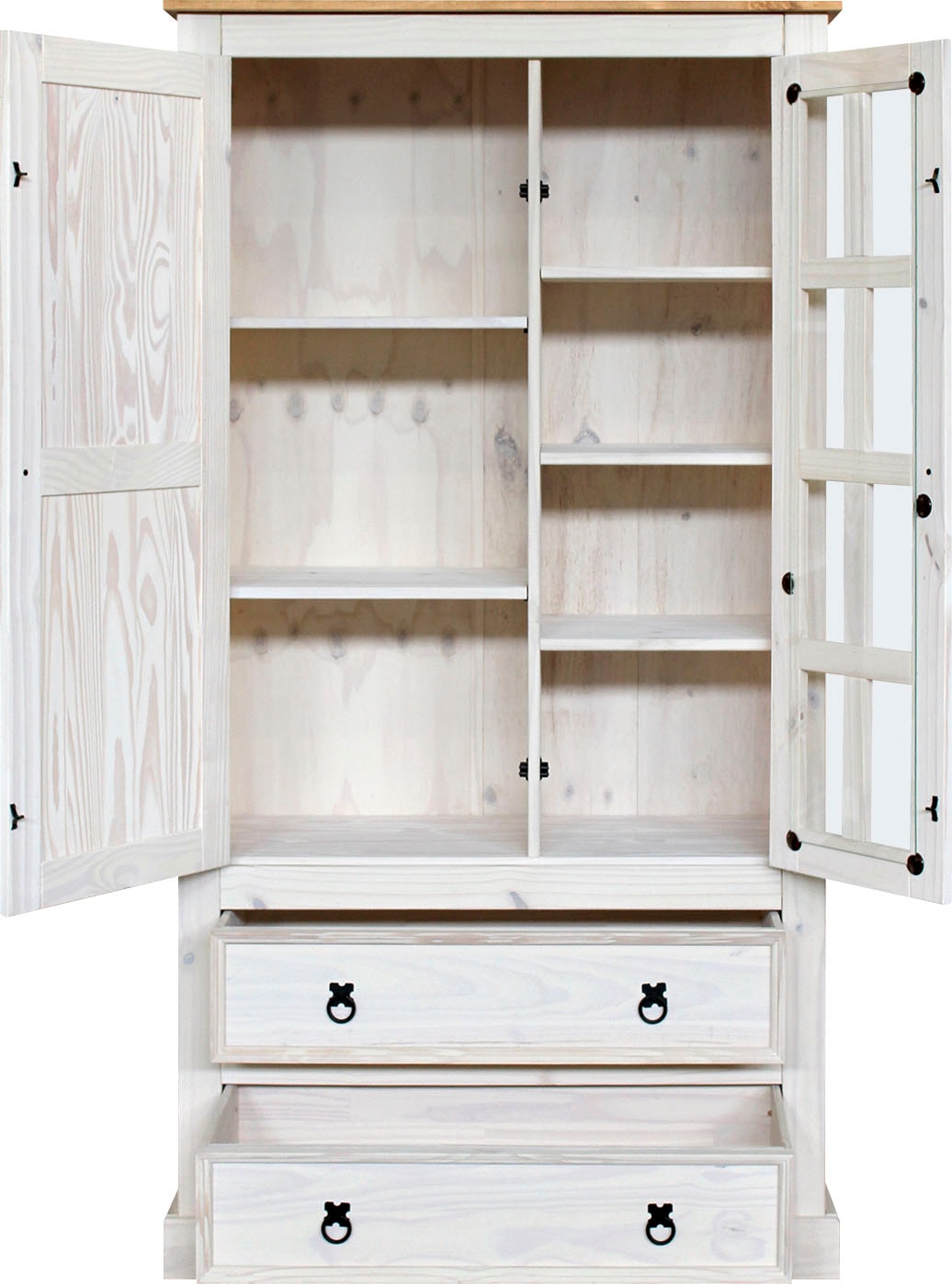 Thumbnail - Möbilia Vitrine Ziergriffe und Scharniere aus Metall