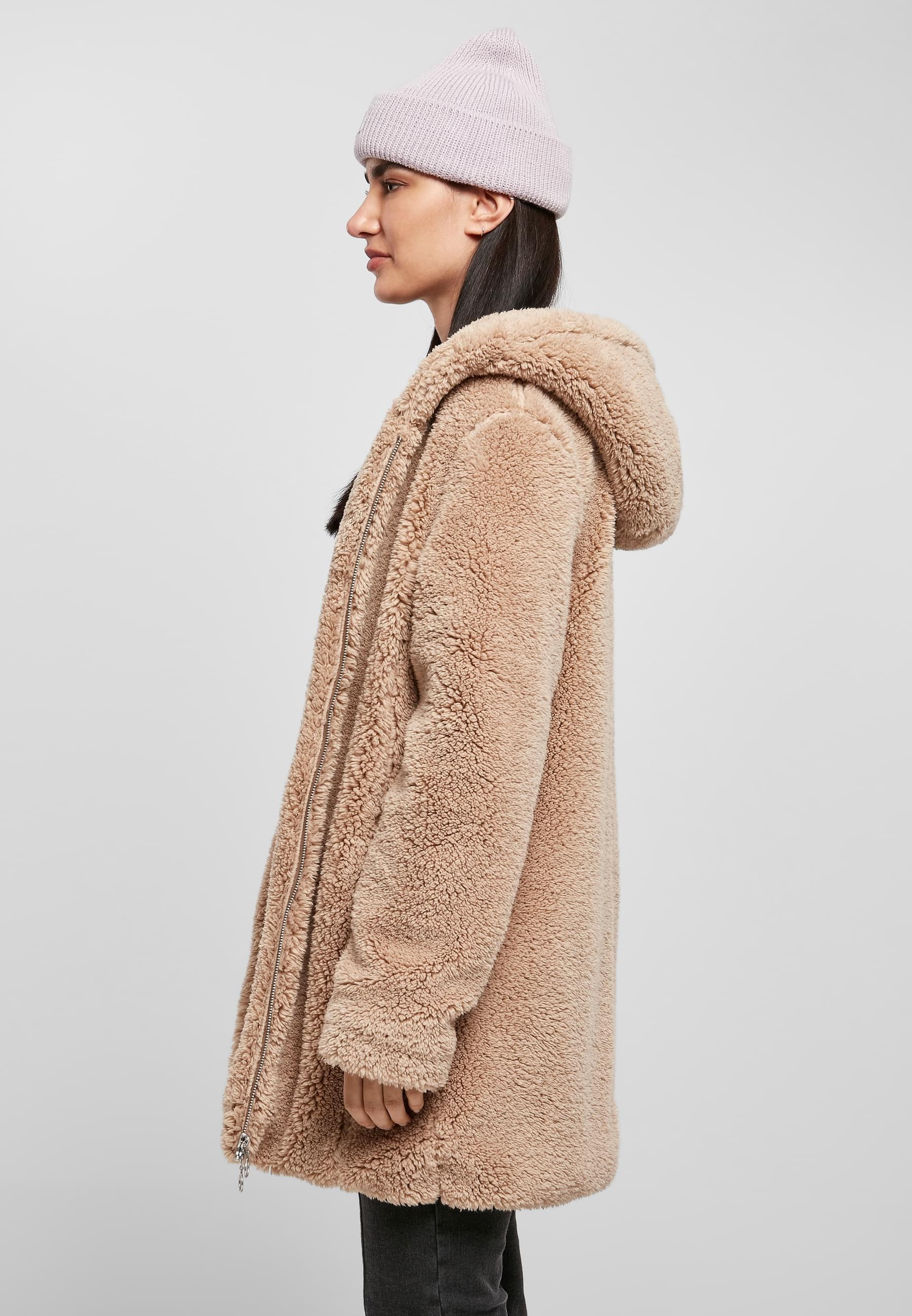 URBAN CLASSICS Allwetterjacke »Urban Classics Damen Ladies Sherpa Jacket«, (1 St.), mit Kapuze
