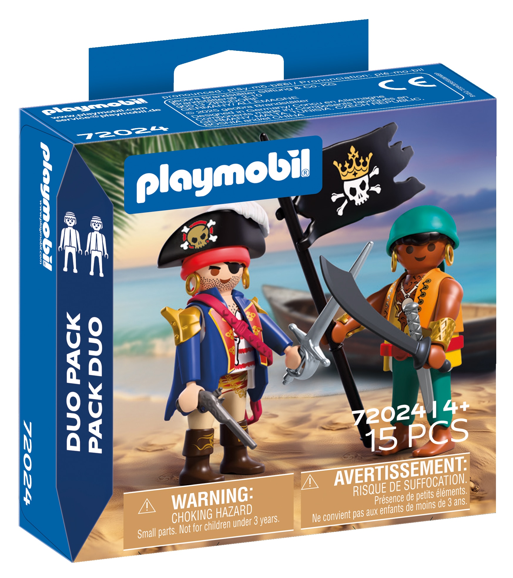 Playmobil® Konstruktions-Spielset »DuoPack Piraten (72024), Pirates«