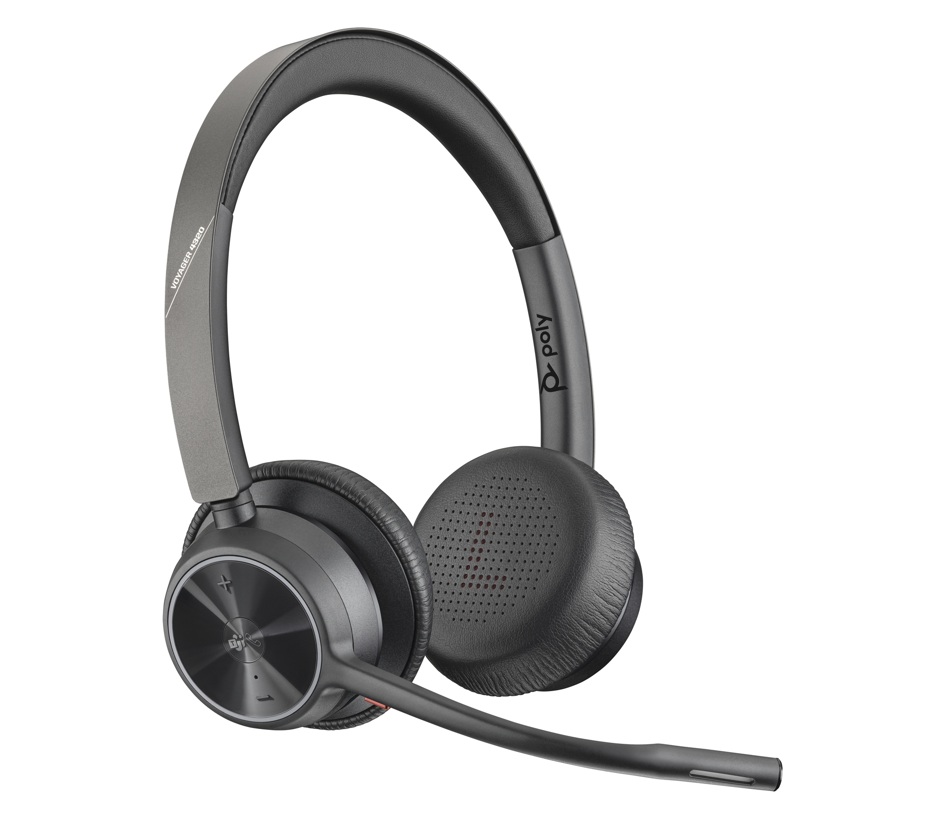 Poly Wireless-Headset »BT Headset Voyager 4320 USB-A/C Teams«, Bluetooth, Noise-Cancelling, Noise-Cancelling