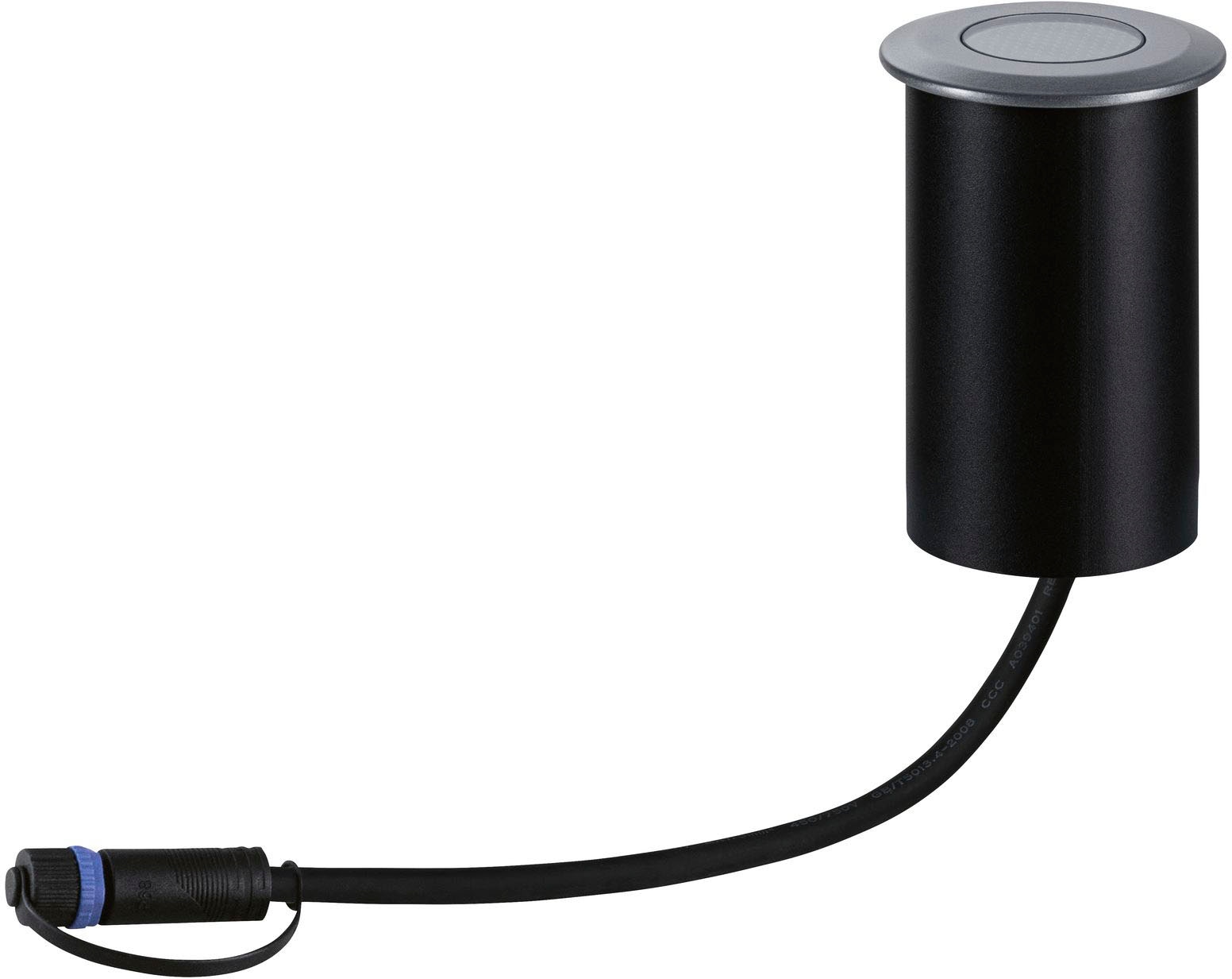 Paulmann LED Einbauleuchte »Plug&Shine«, 1 flammig, Leuchtmittel LED-Modul | LED fest integriert, LED-Modul, 12W IP65 230V 3000K Alu Grey
