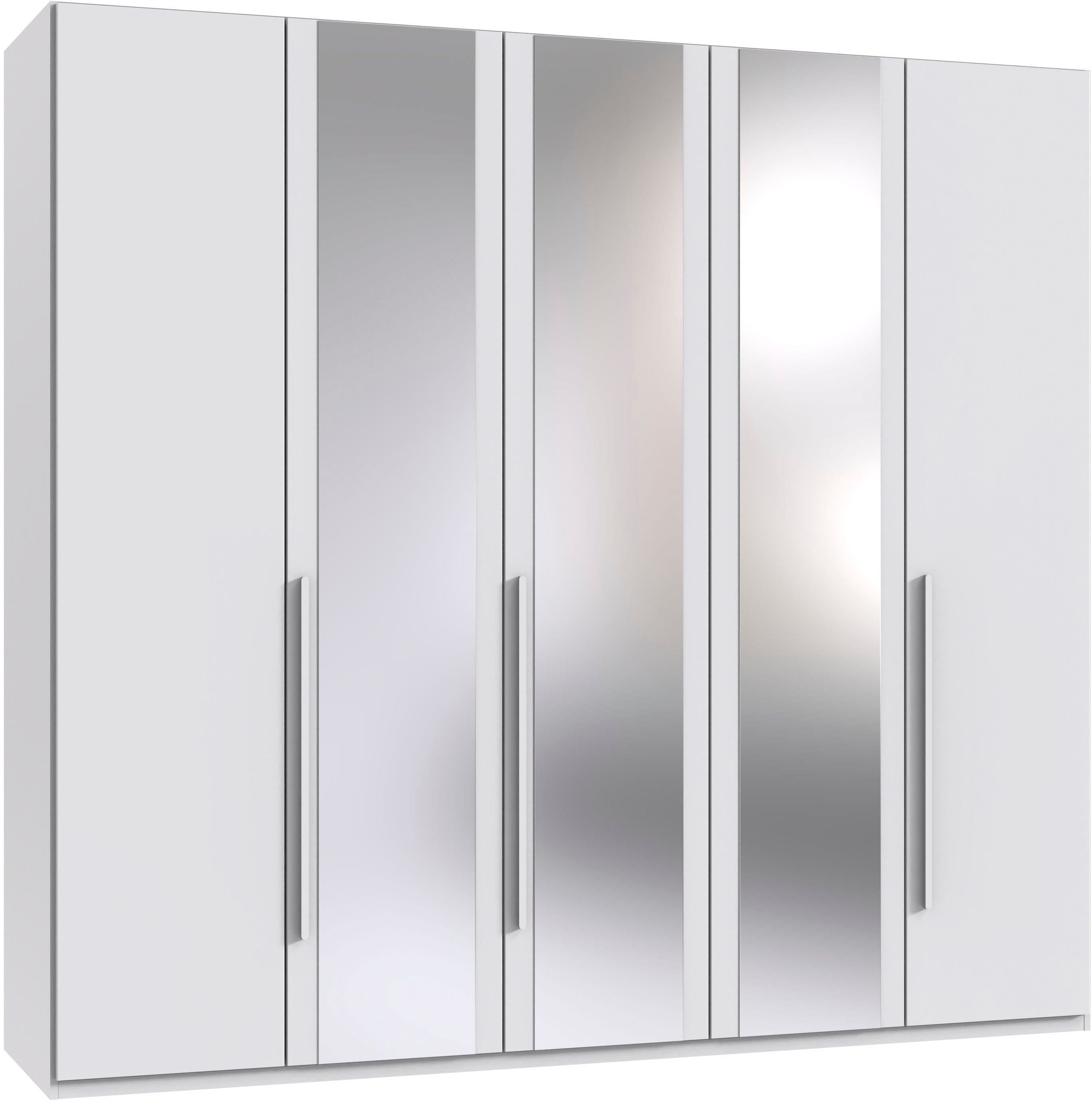 Wimex Drehtürenschrank "London in den Breiten 180cm, 225cm und 270cm erhältlich, inkl. Spiegel" Kleiderschrank wahlweise mit Basic- o. Premium-Ausstattung erhältlich