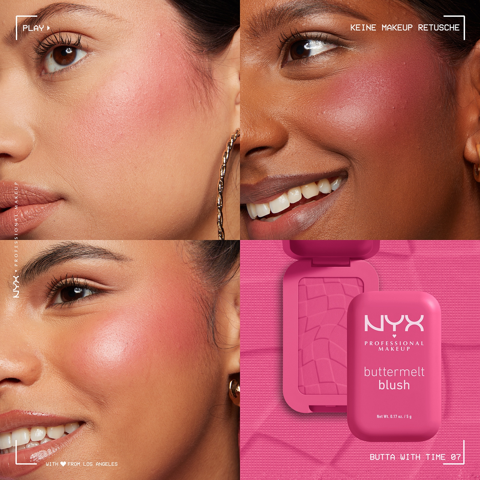 NYX Rouge »Makeup Buttermelt Blush«