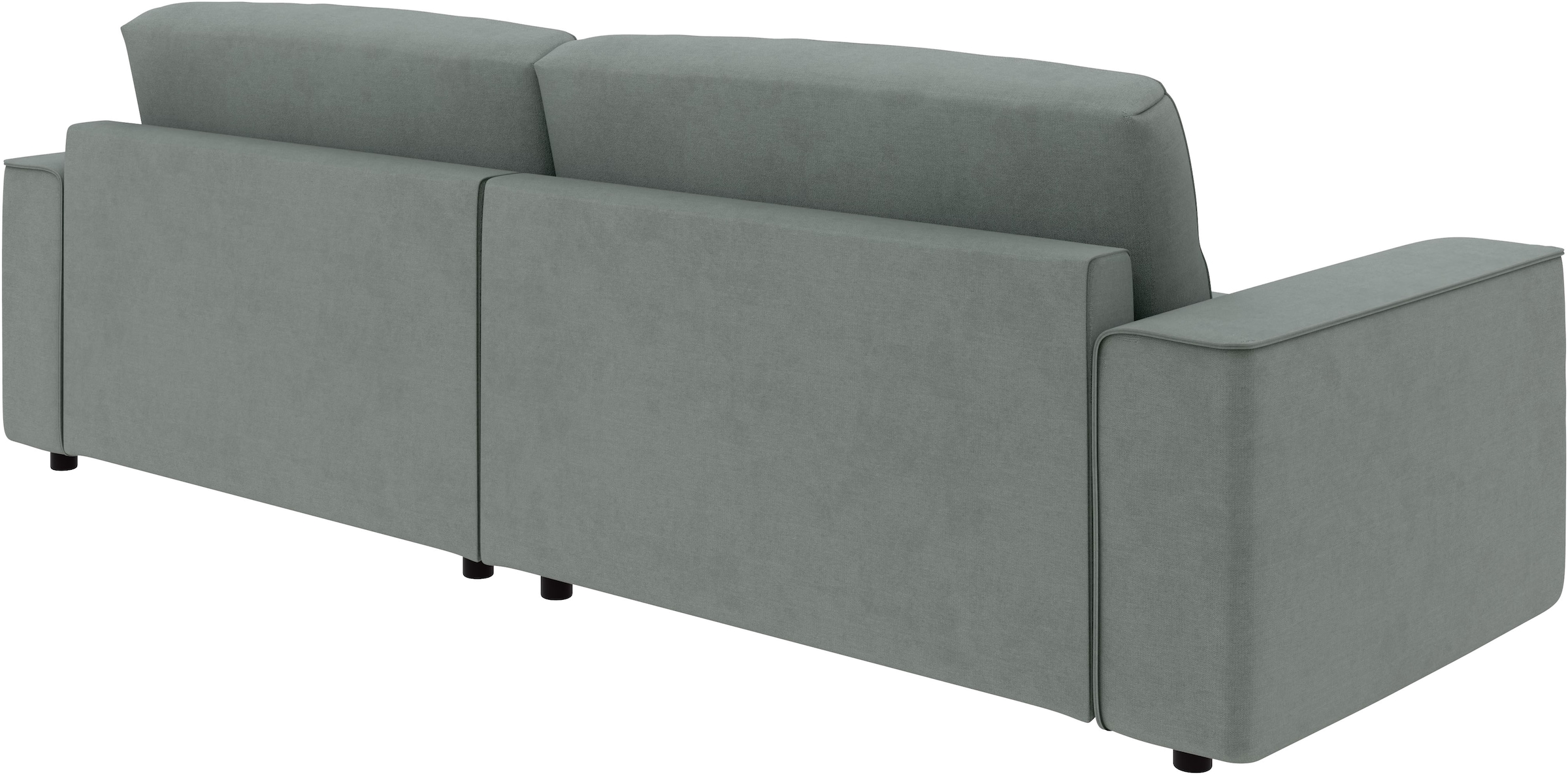 INOSIGN Ecksofa »Chance, Recamiere beidseitig montierbar, Schlaffunktion, Breite 265 cm«, in Struktur fein LINO, mit Schlaffunktion und Bettkasten