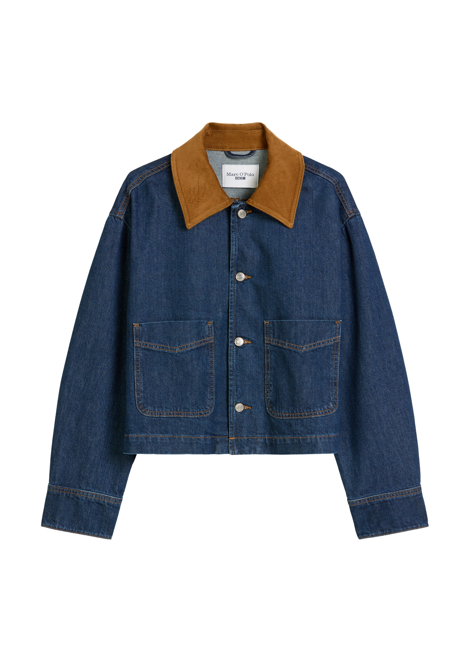 Marc O'Polo DENIM Jeansjacke »aus authentischem Rigid Denim«, ohne Kapuze