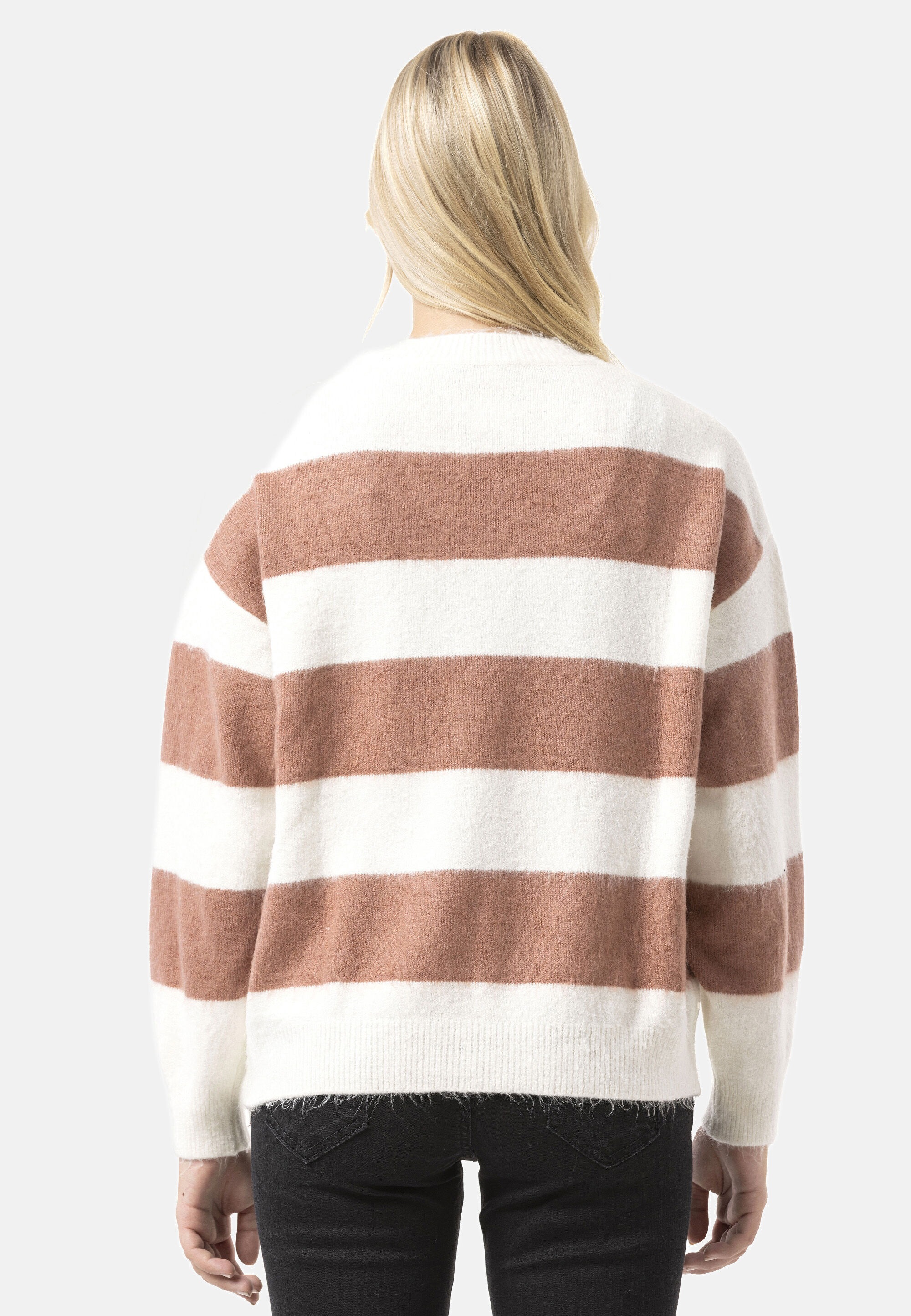 Thumbnail - Cipo & Baxx Strickpullover "WP263" 1 Stk. Streifenmuster mit Frontprint