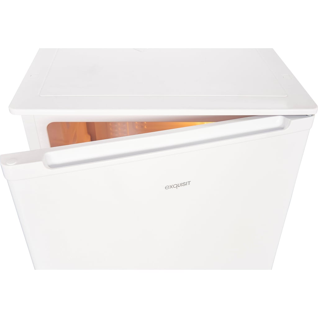 exquisit Vollraumkühlschrank »KS116-V-041E«, KS116-V-041E weiss, 85 cm hoch, 48 cm breit