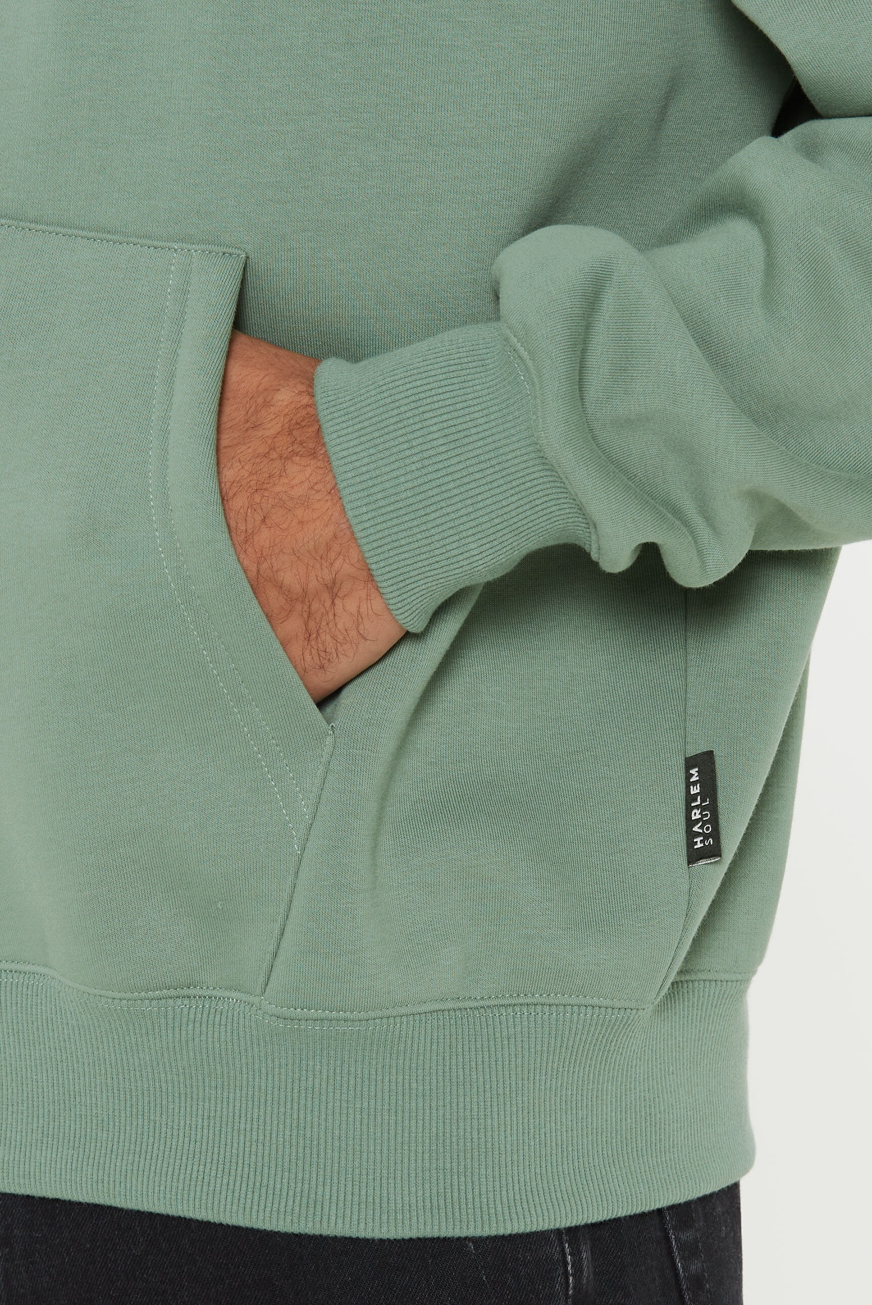 Harlem Soul Kapuzensweatjacke, mit Baumwolle
