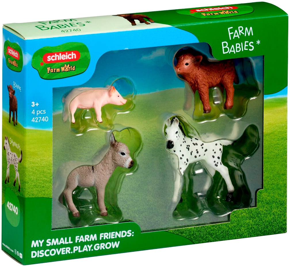 Schleich® Spielfigur »FARM WORLD, Bauernhof Babys (42740)«