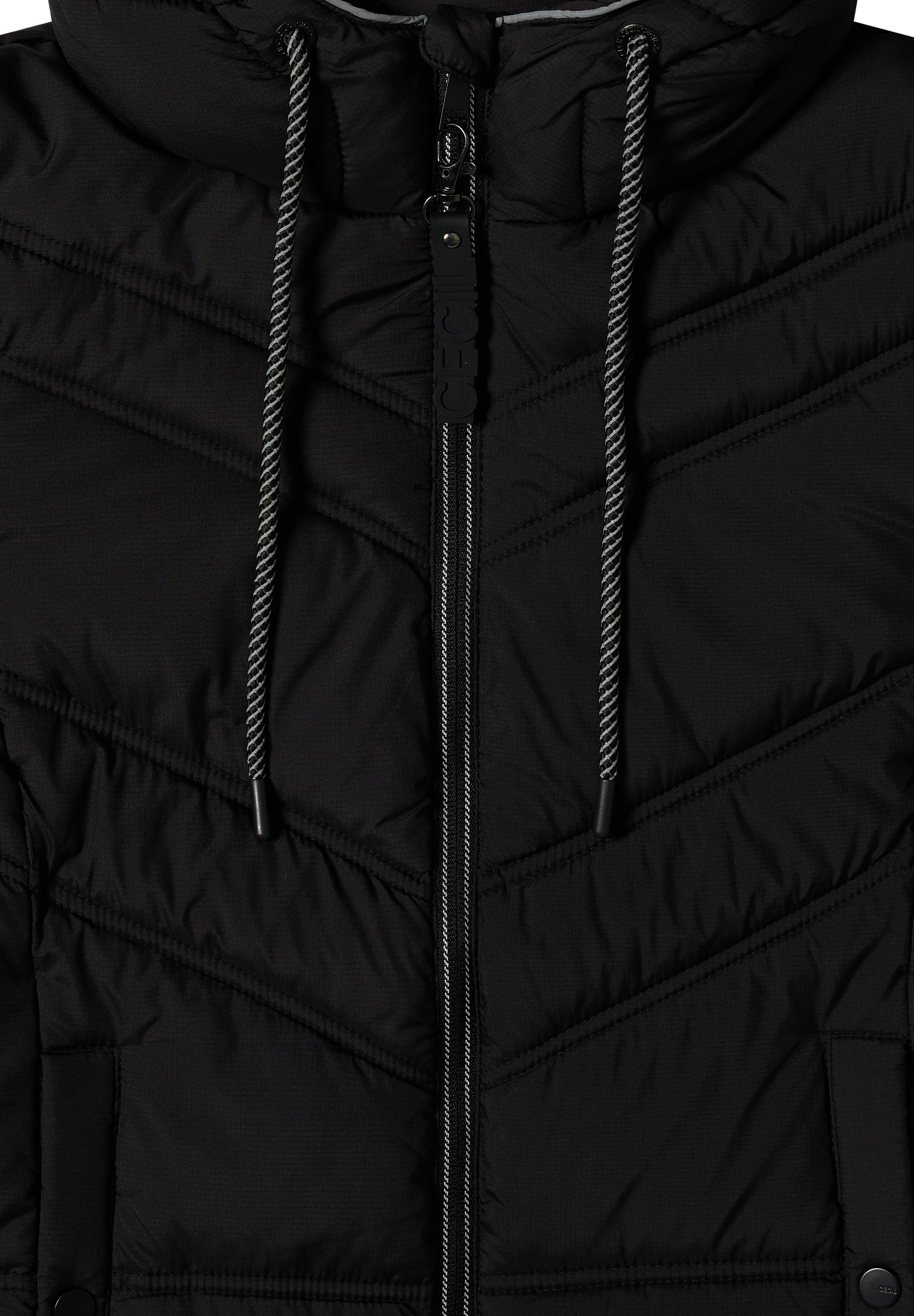Cecil Steppjacke, mit Kapuze, mit reflektierenden Details