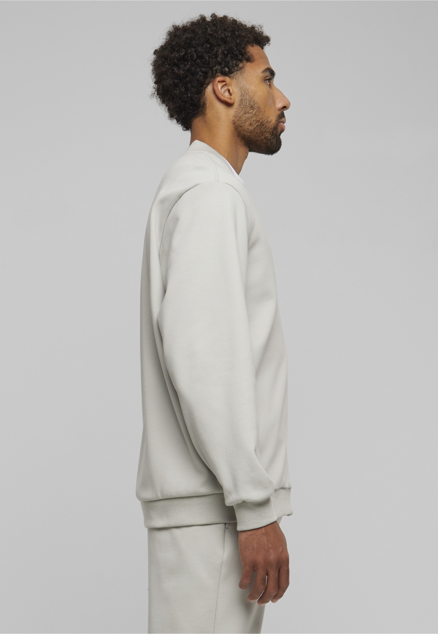 URBAN CLASSICS Collegejacke »Urban Classics Herren Cozy College Jacket« 1 Stk. tlg. ohne Kapuze