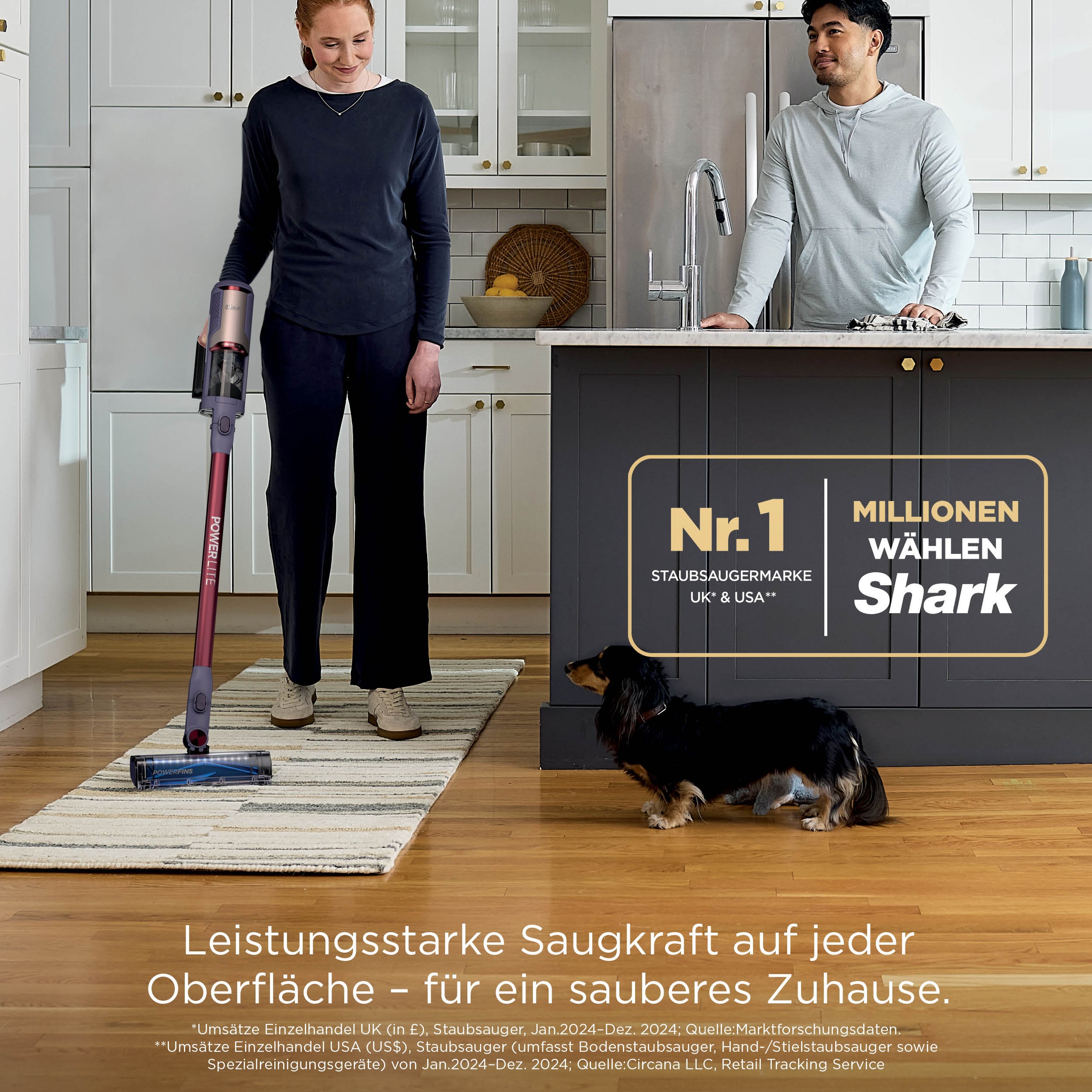 Shark Akku-Bodenstaubsauger »BU1621EU PowerLite«