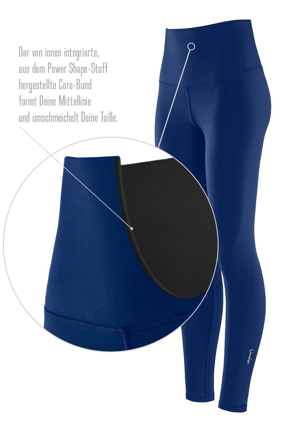 Winshape Leggings »Functional Comfort HWL117C«, mit V-Shape Applikation und Core-Bund