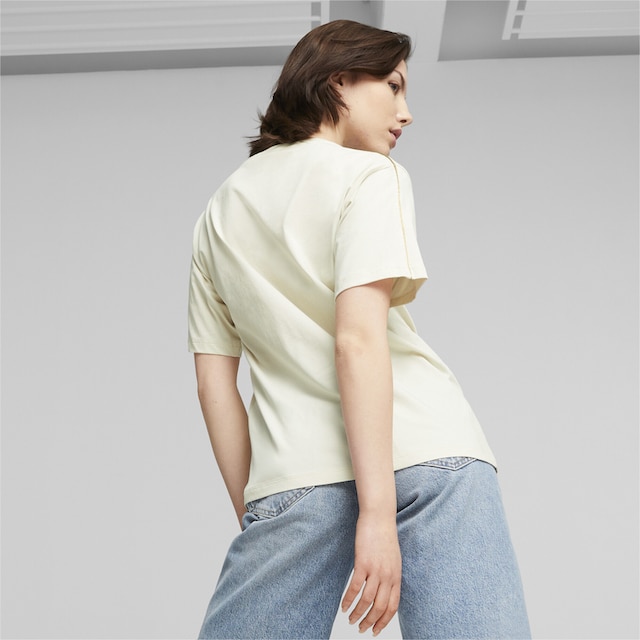 PUMA T-Shirt »ESS+ MINIMAL GOLD T-Shirt Damen« für kaufen | BAUR