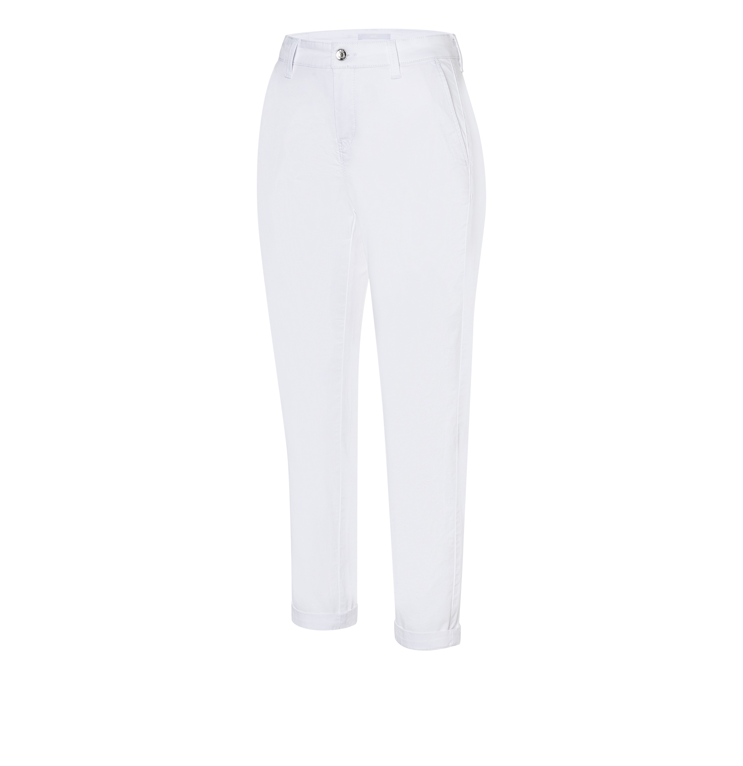MAC Chinohose »CHINO turn up«, mit dezentem Glanz, elegant und sportiv zugleich