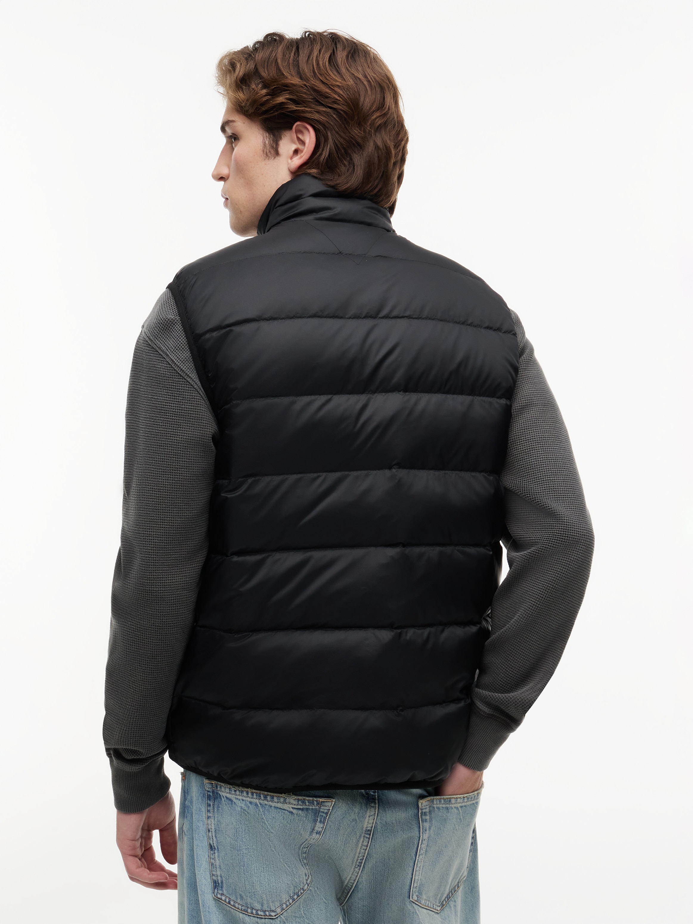 Tommy Jeans Daunenweste »TJM LIGHT DOWN PACKABLE VEST« Regular fit mit Stehkragen